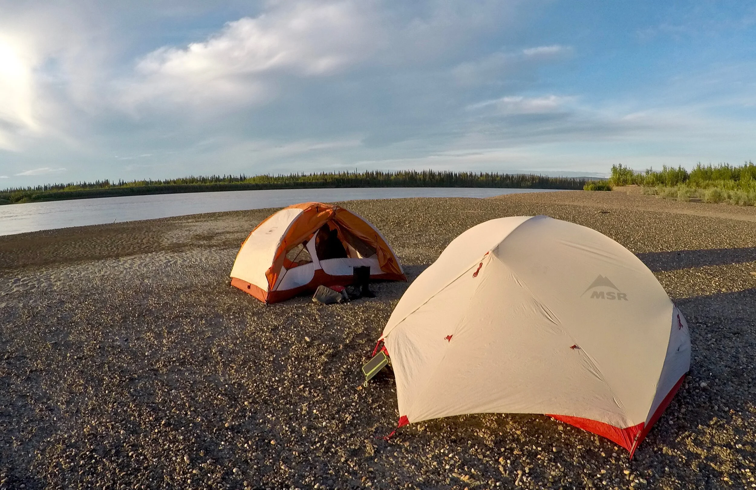 Day 27 - Windbound afternoon, Sunrise to Sunset paddle
