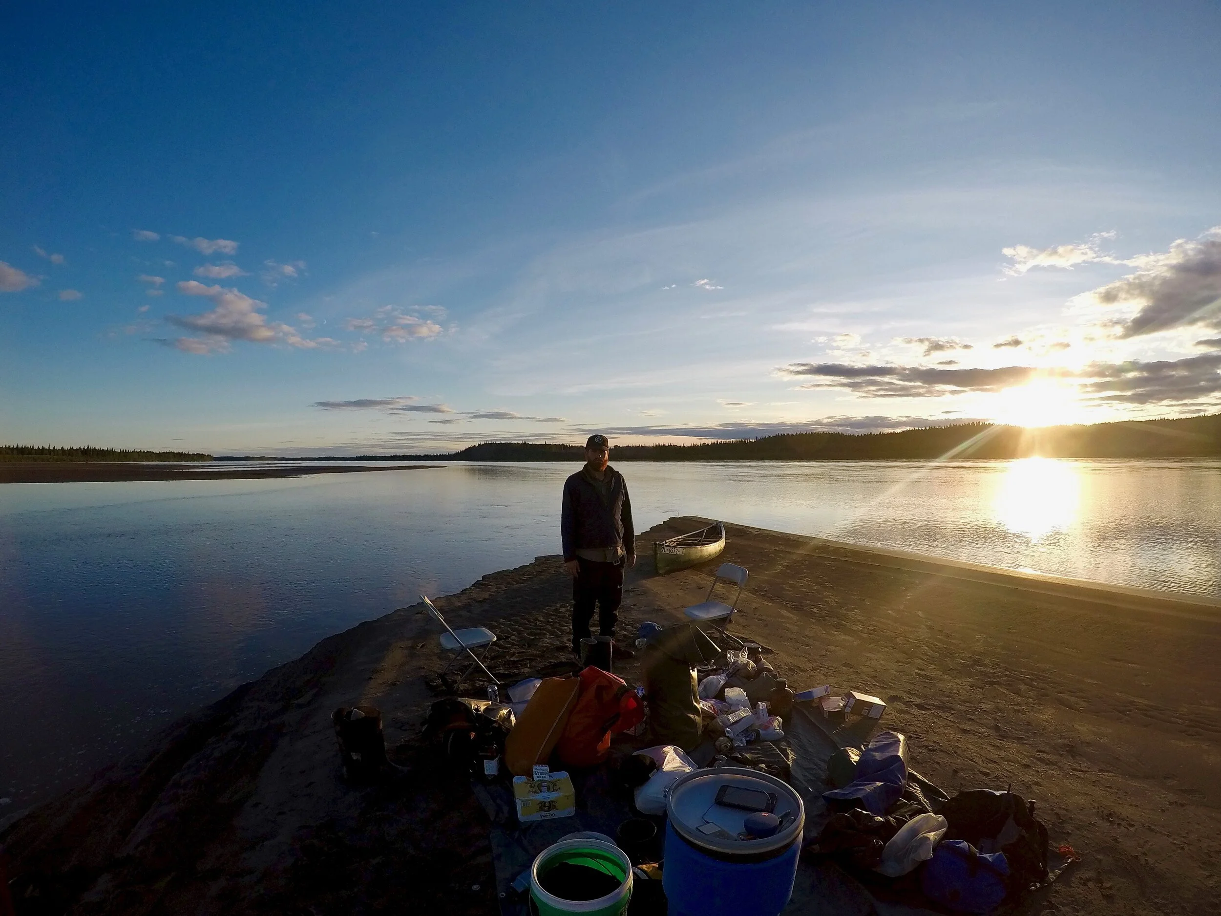 Day 34 - Update from a sandbar south of Tanana & Photos