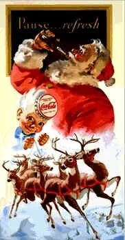 Première publicité du Père Noël par Coca-Cola