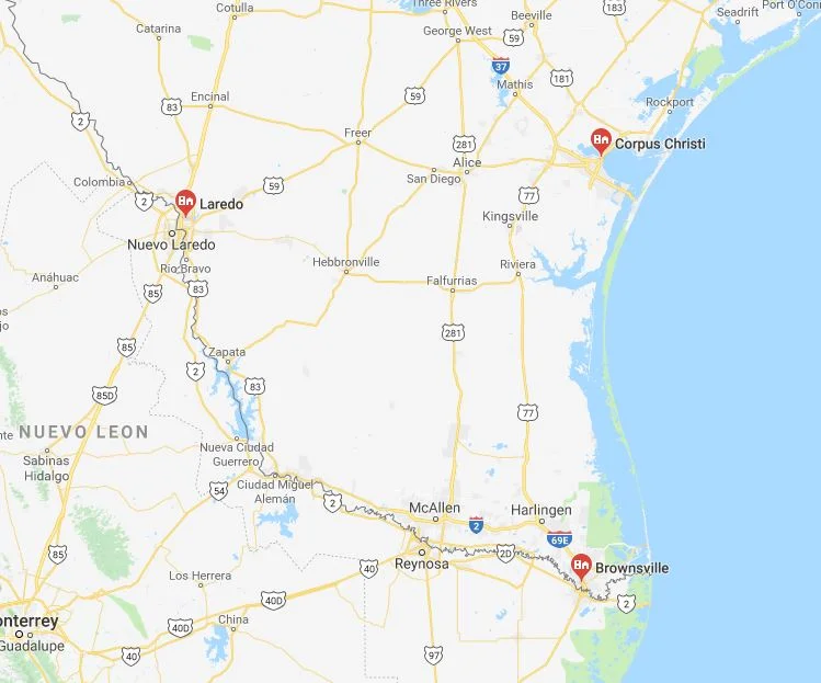 Brownsville to Corpus to Laredo.JPG