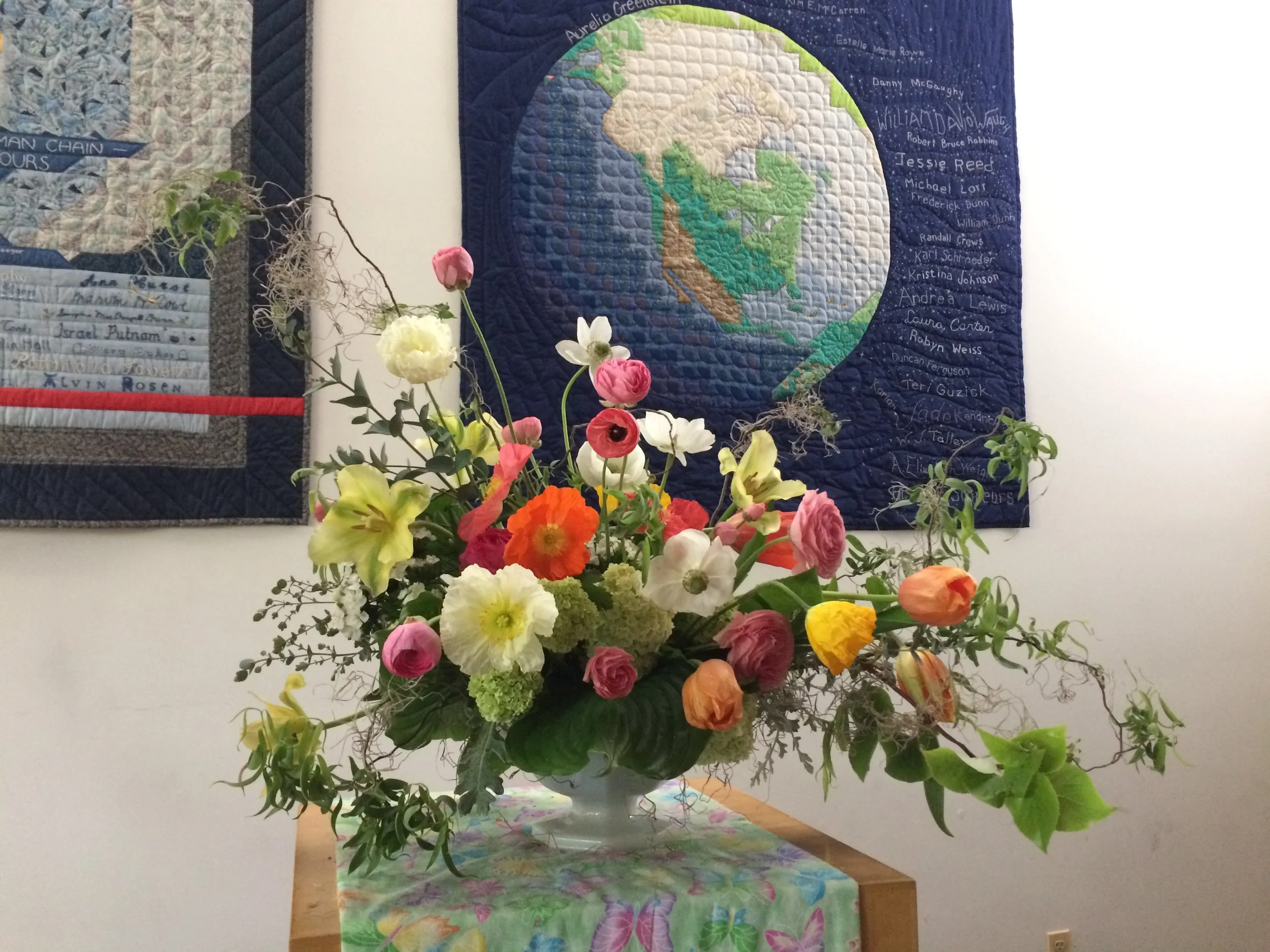 Easter service flower at Unitarian Universalist Church of Silver Spring