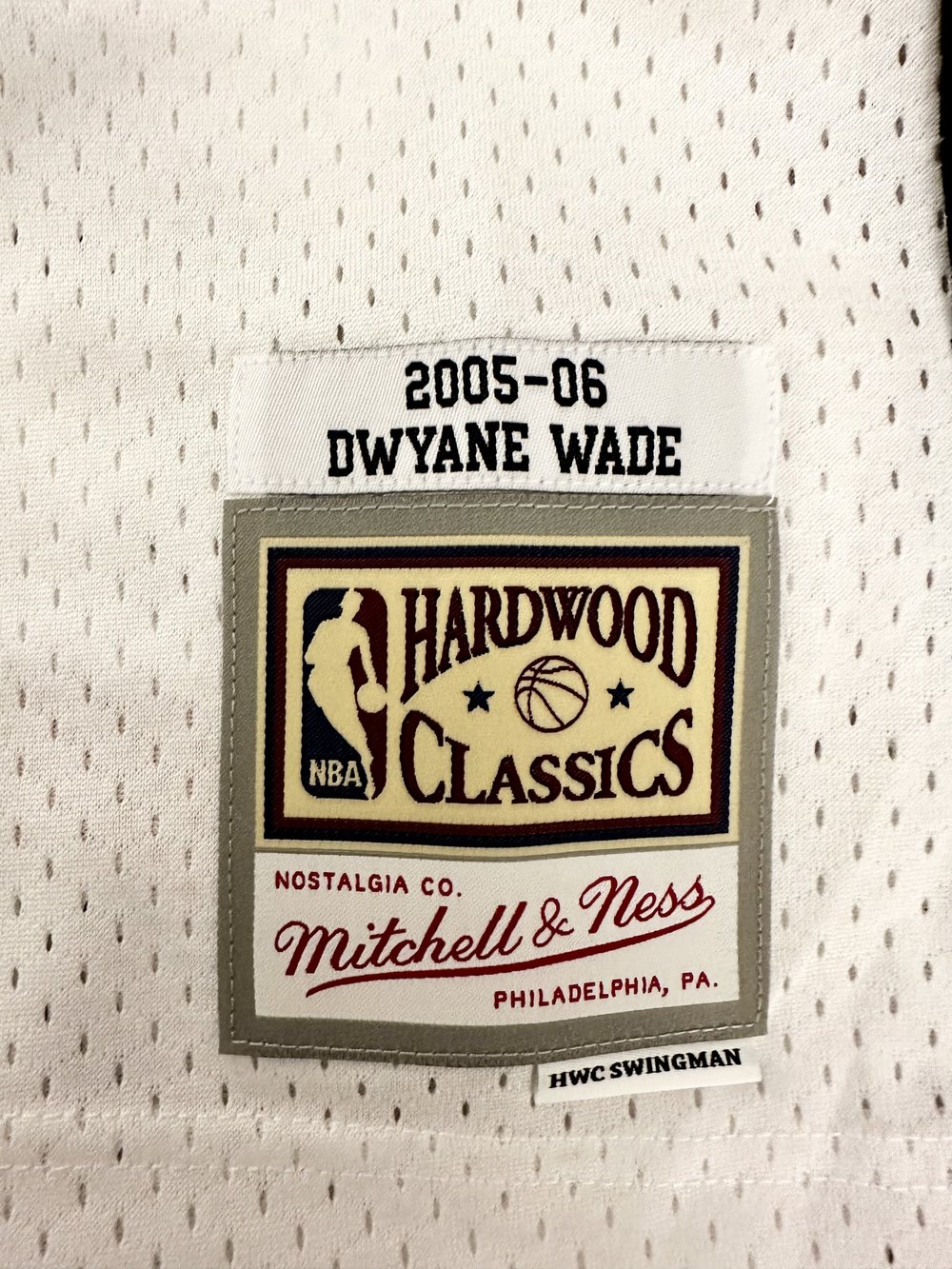 Miami Heat Dwayne Wade Hall of Fame Swingman Jersey by Mitchell & Ness