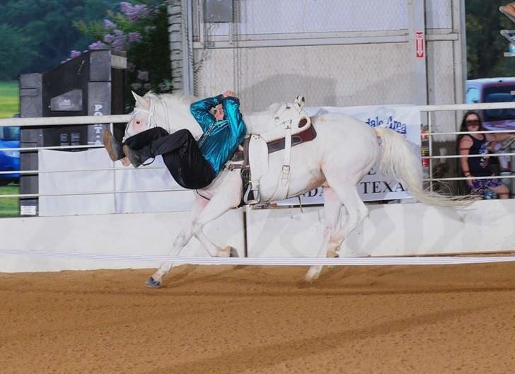 Wild west trick rider Austin Anderson