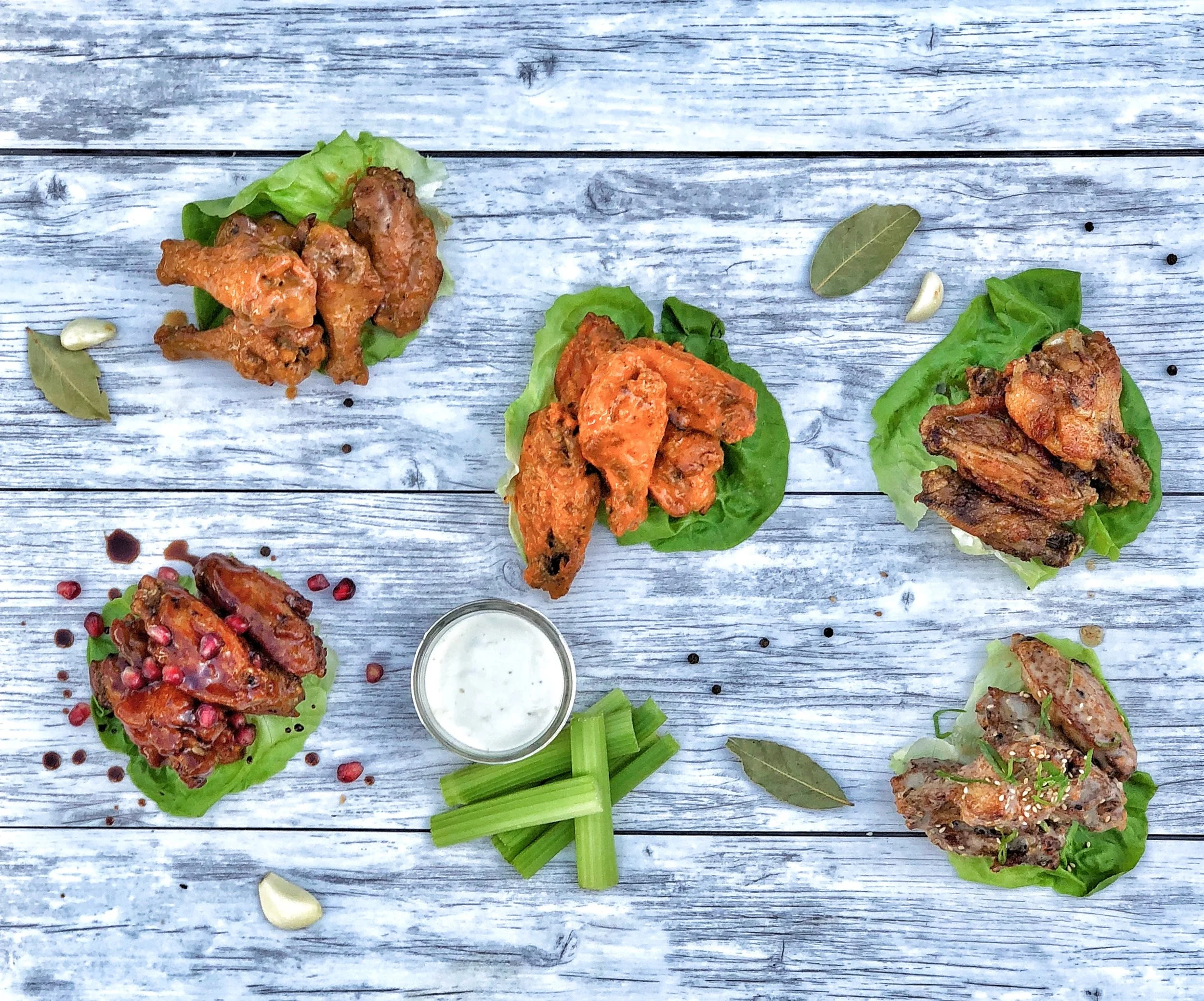 Brined + Double Fried Chicken Wings