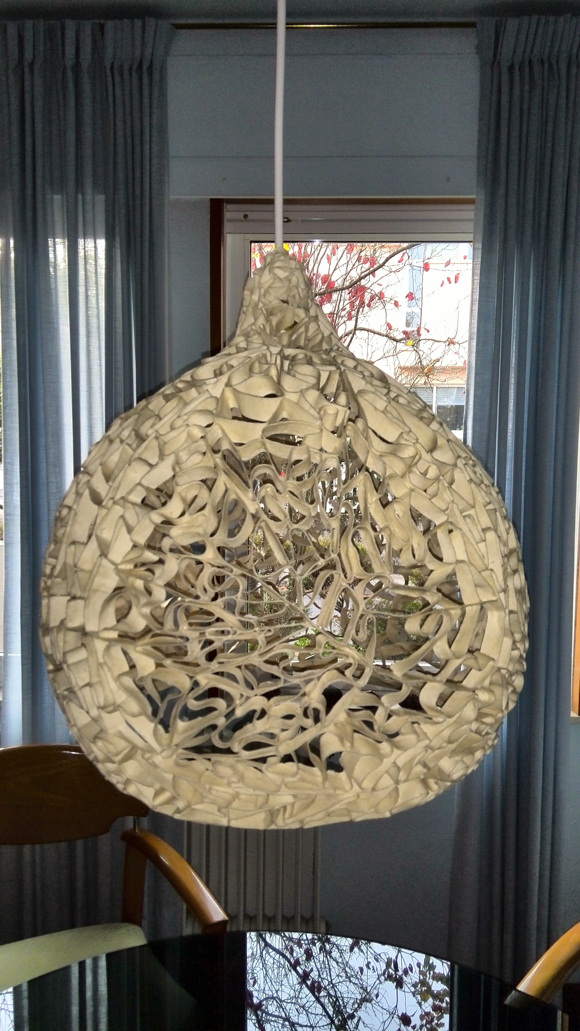 Textil lamp.