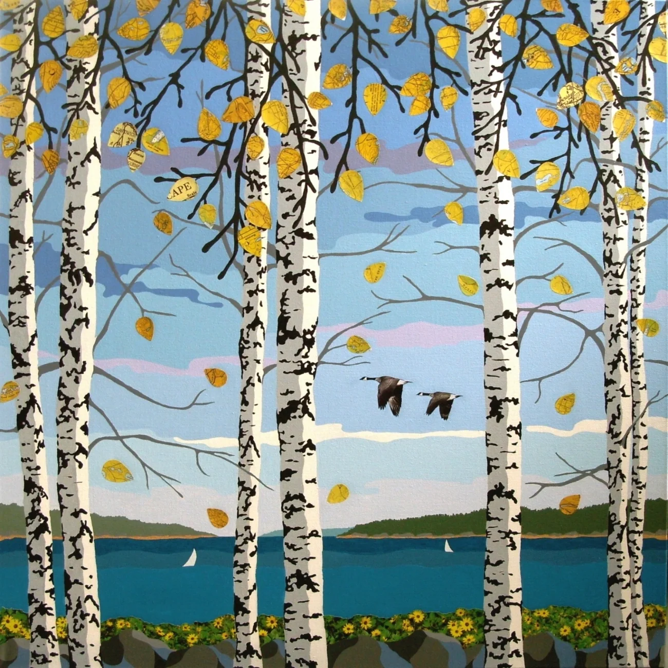 Autumn in the Air - 30 x 30 (sold)