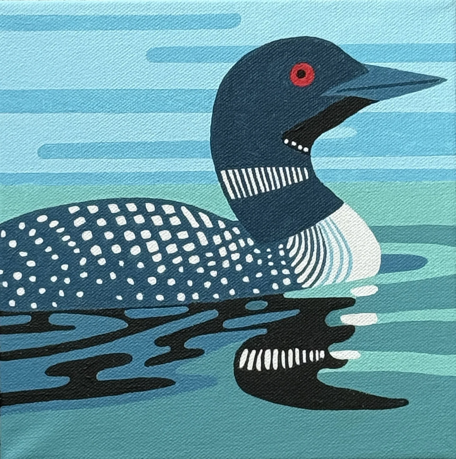 "Loon" - 8x8