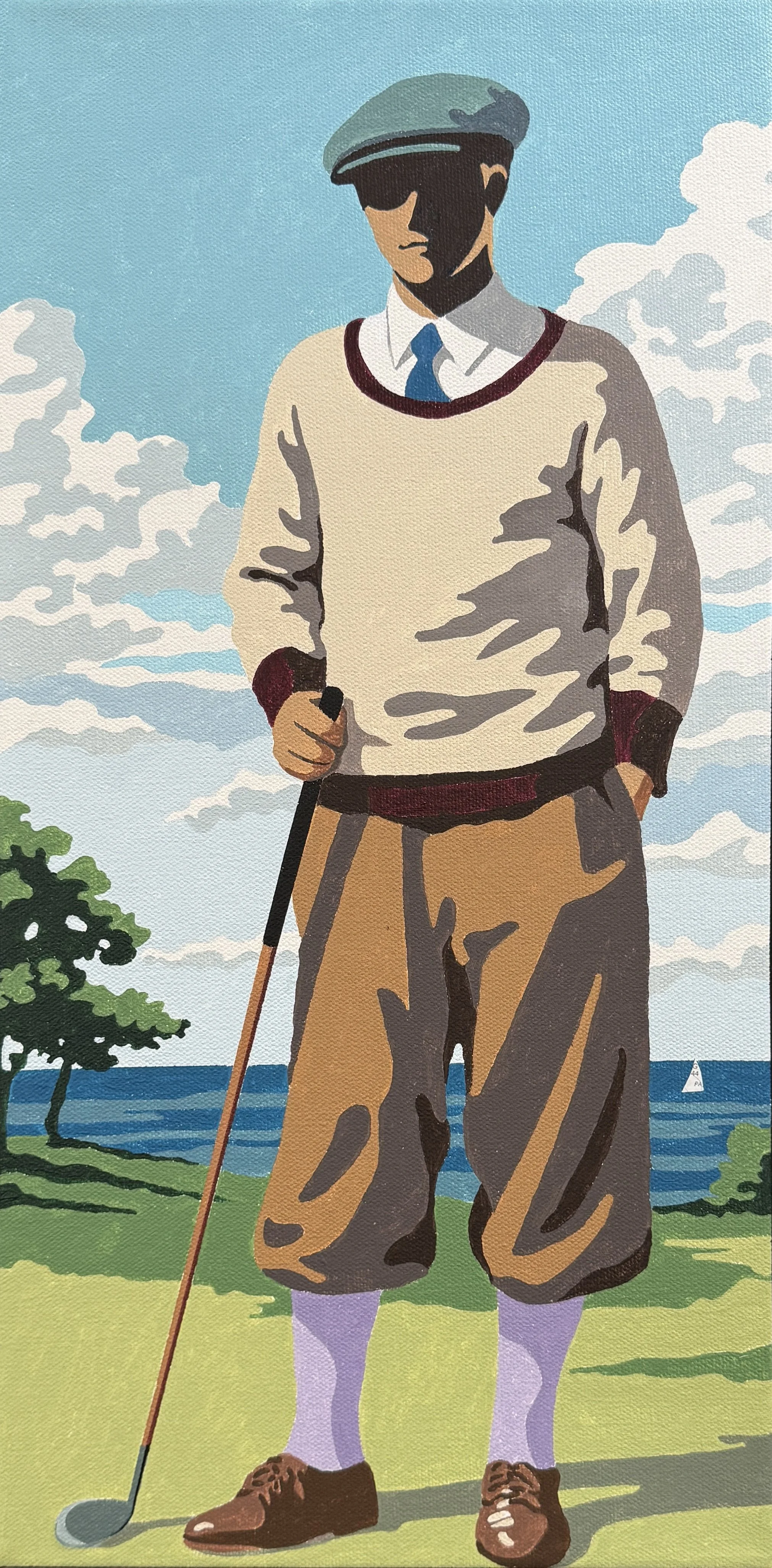 "Tee Time" - 20x10