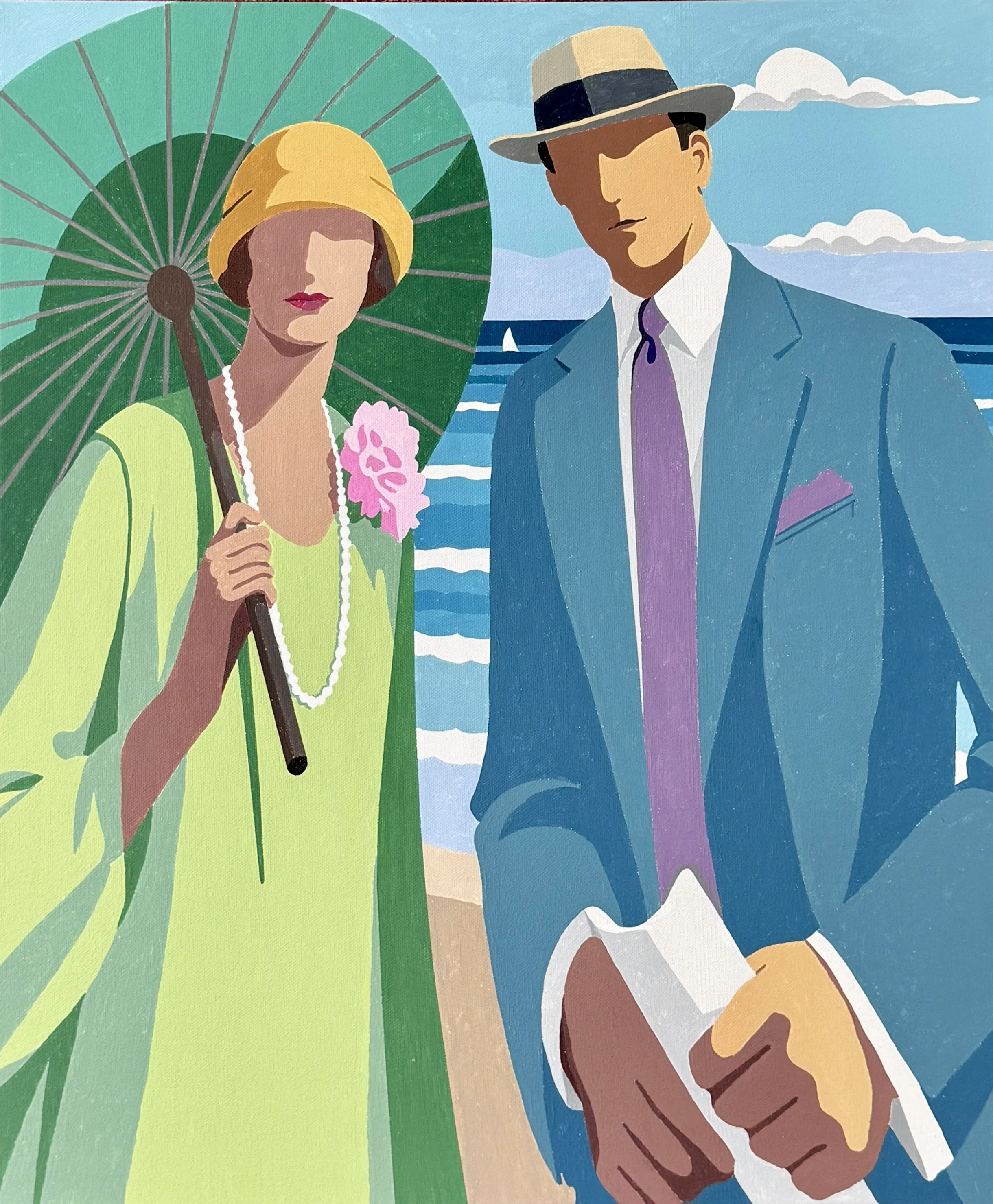 "Winifred and Xavier" - 24 x 20