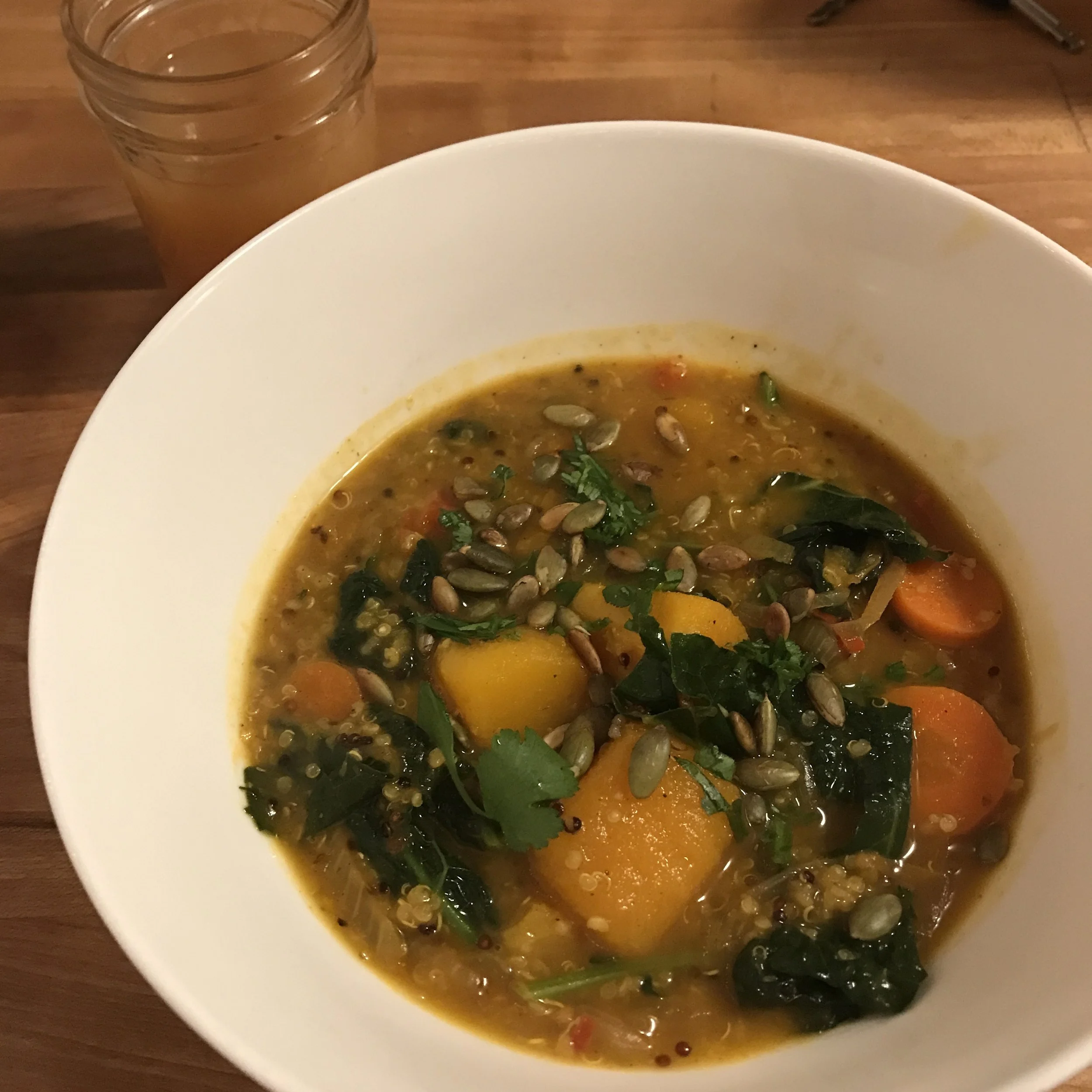 Spicy Butternut Squash and Vegetables