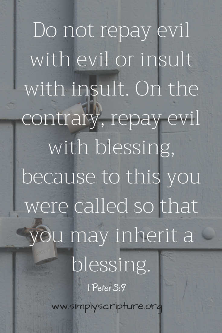 1 Peter 3:9
