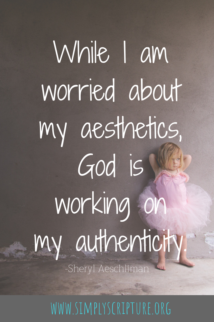 My flesh and spirit are all painfully jumbled together as I climb upward to the high calling of being in Christ. I am thankful He doesn’t look at my weedy mess and declare my insufficiencies as my identity. I am in Christ, and the sufficiency of His cross is what makes me bear fruit.