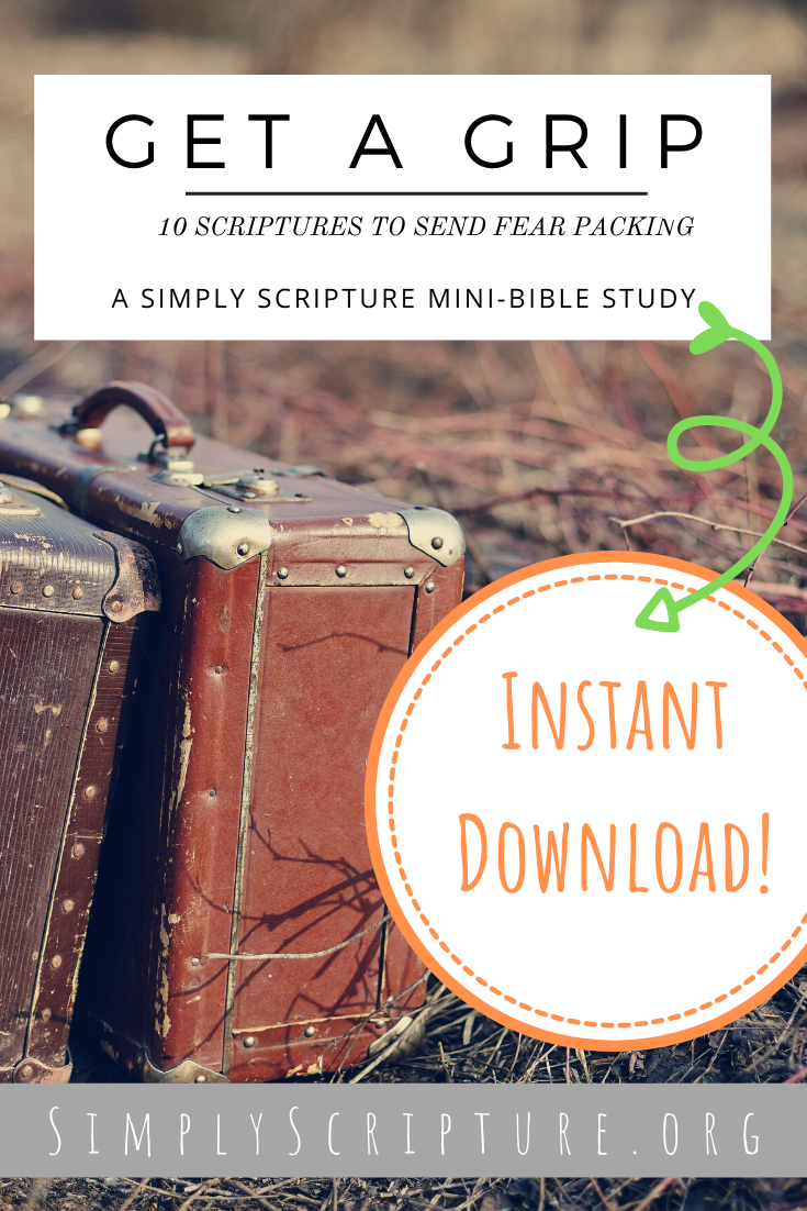 bible study about fear and anxiety