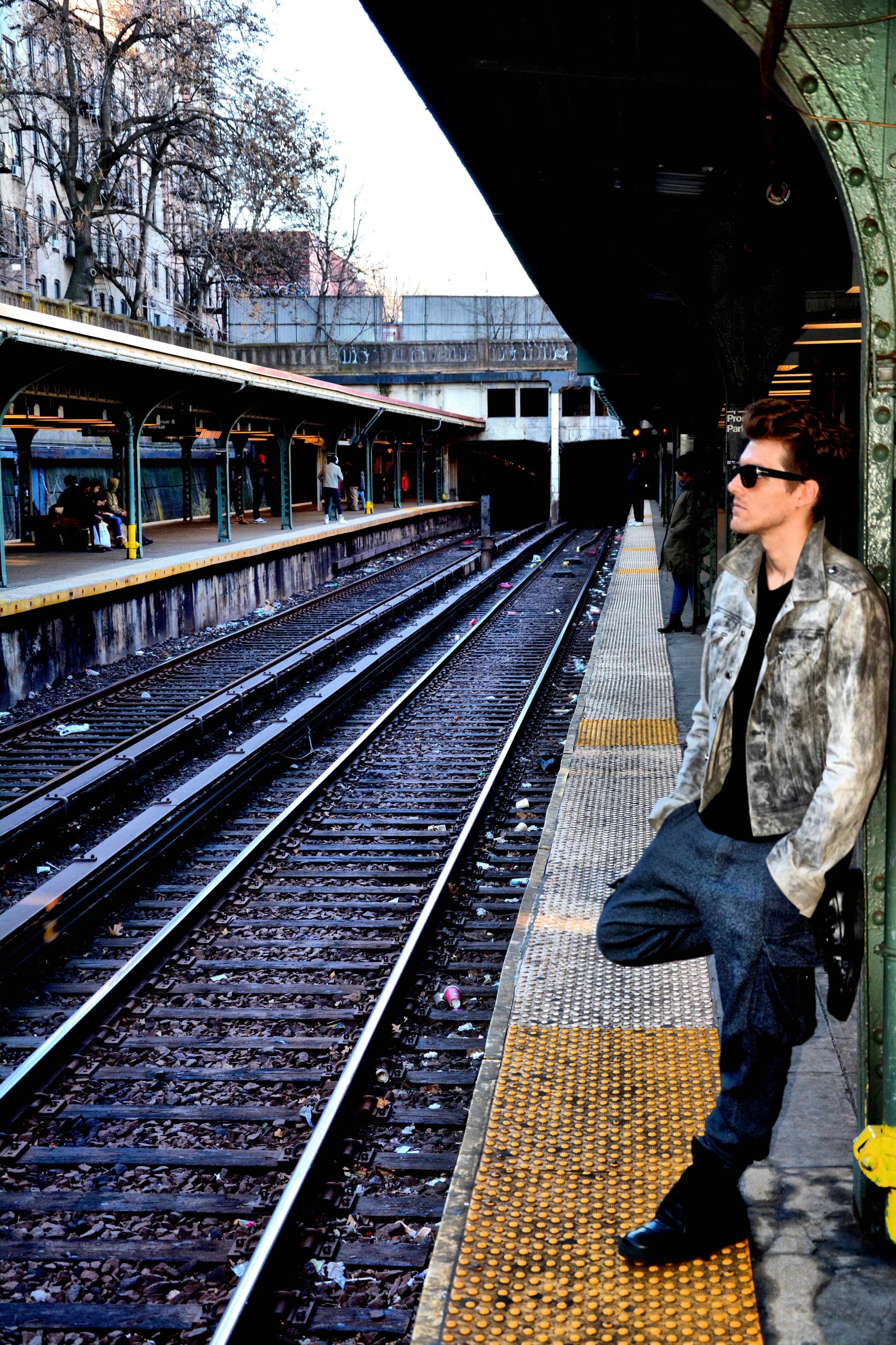 Waiting For The Subway In Prospect Park.jpg