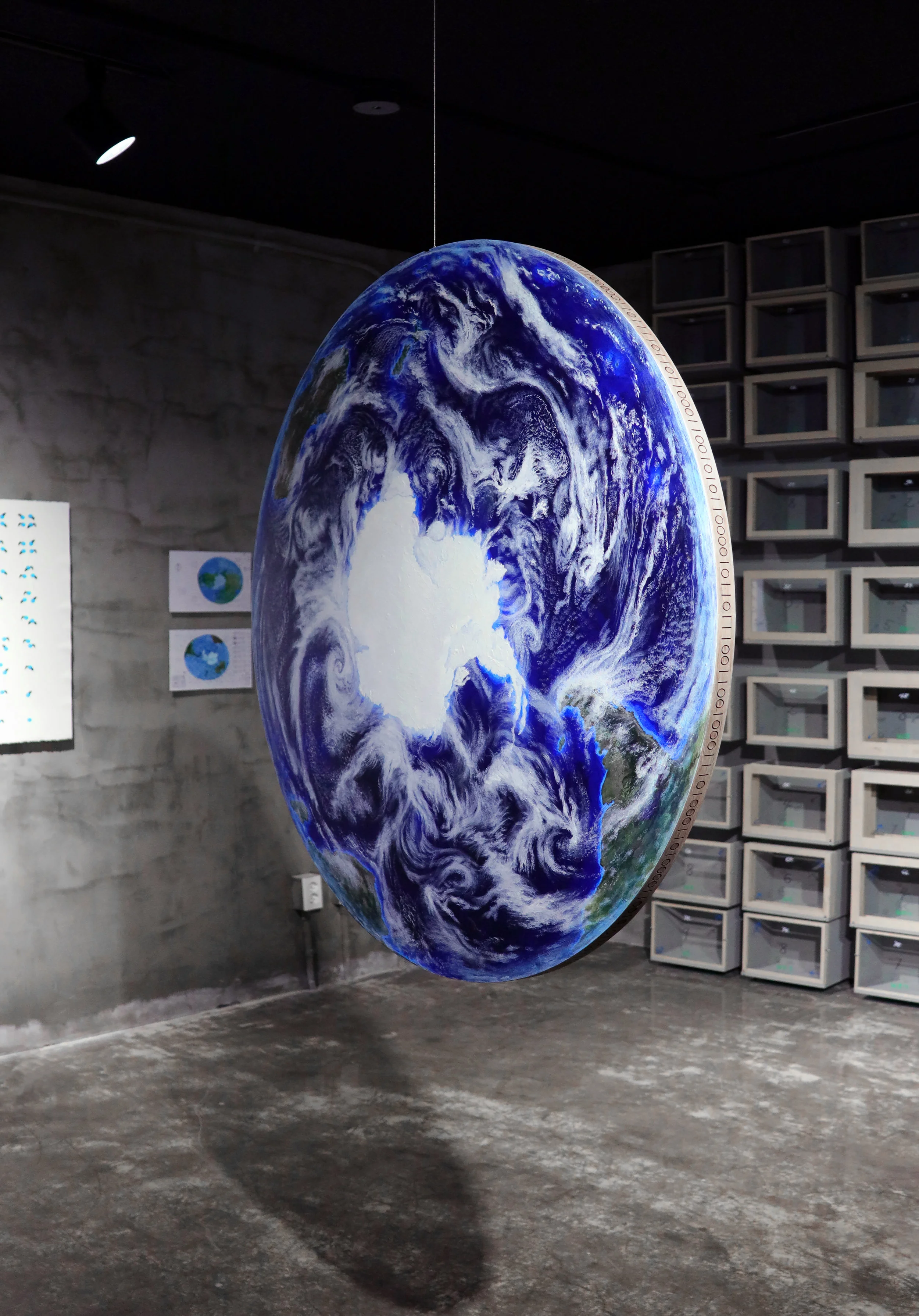   Coin (ASCII codes engraved on rim)  