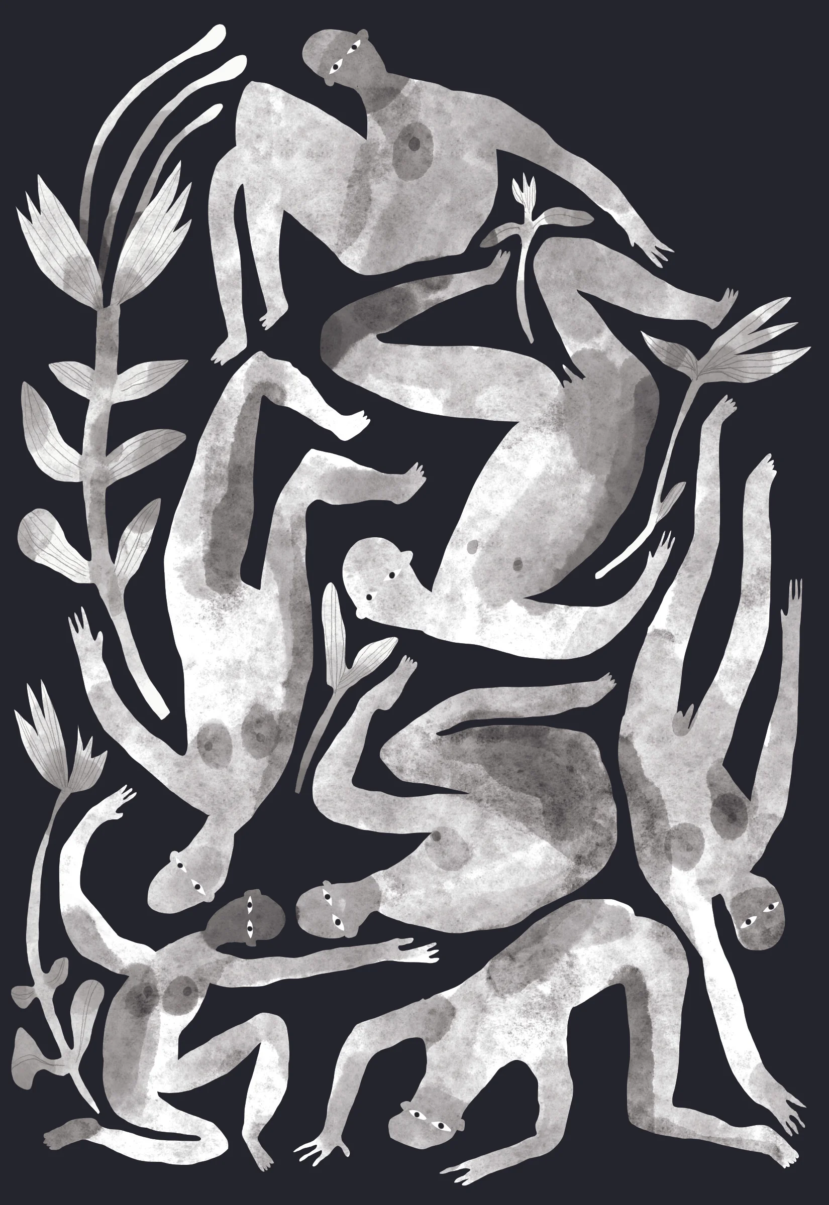 illustration for body politic zine curated by Ariana Rinehart