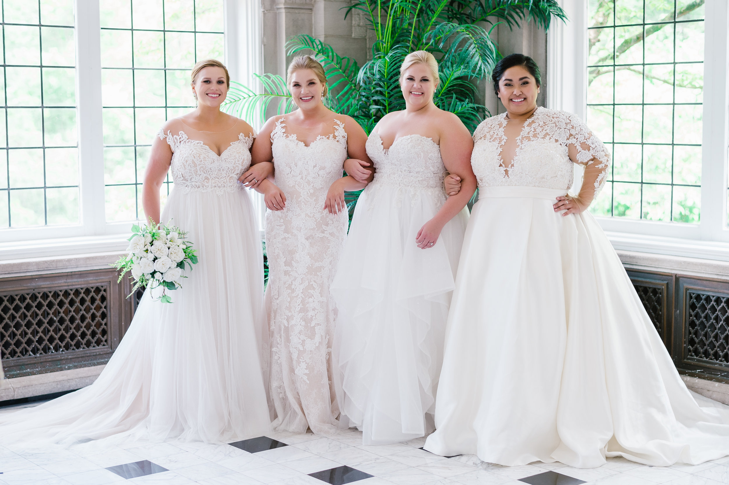 plus size bridal salon