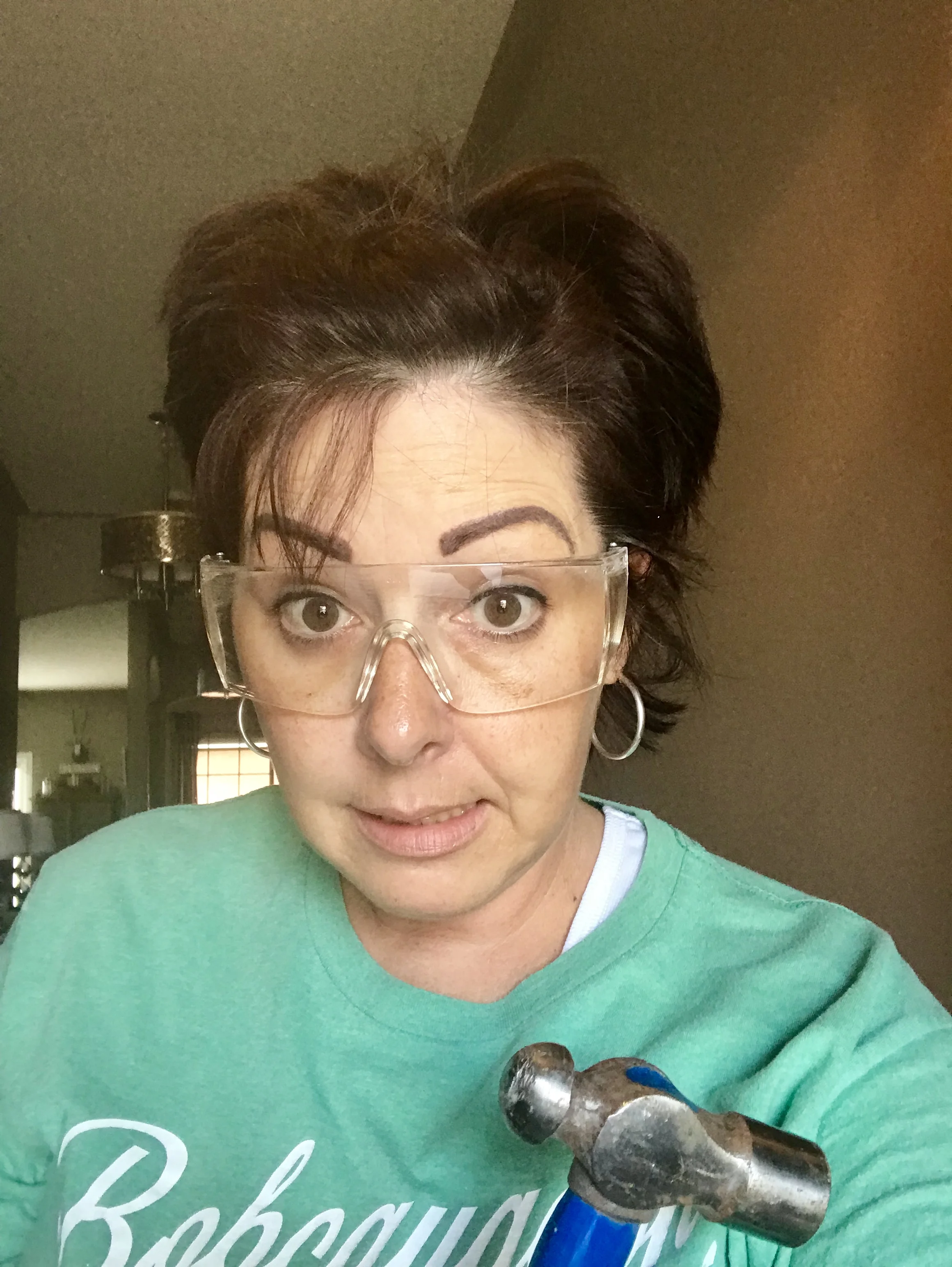 Rocking the safety glasses