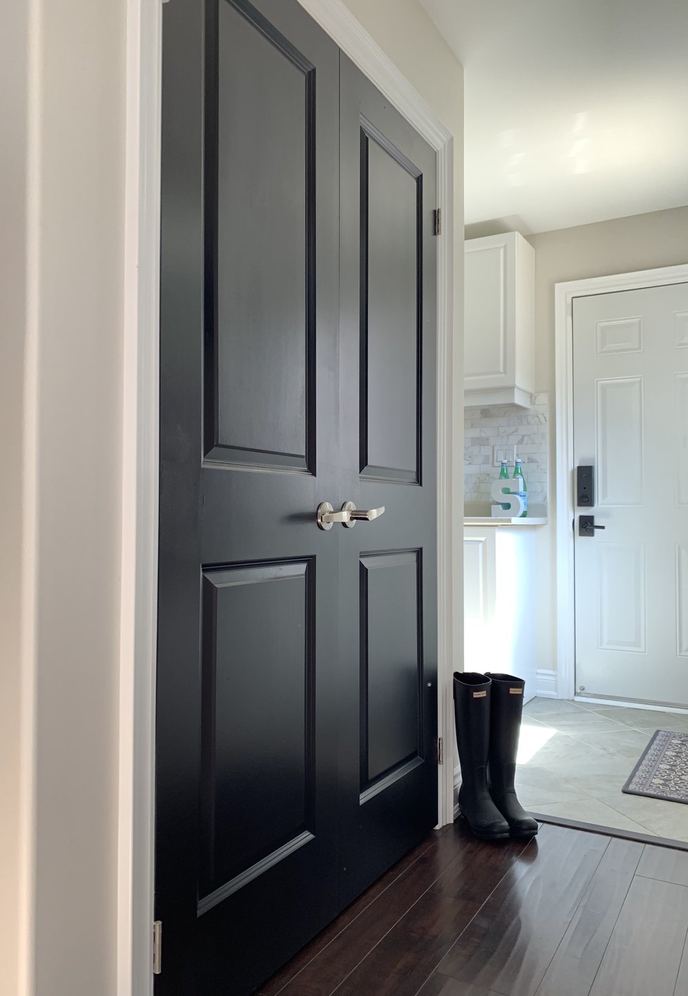 Paint It Black Painting Interior Doors