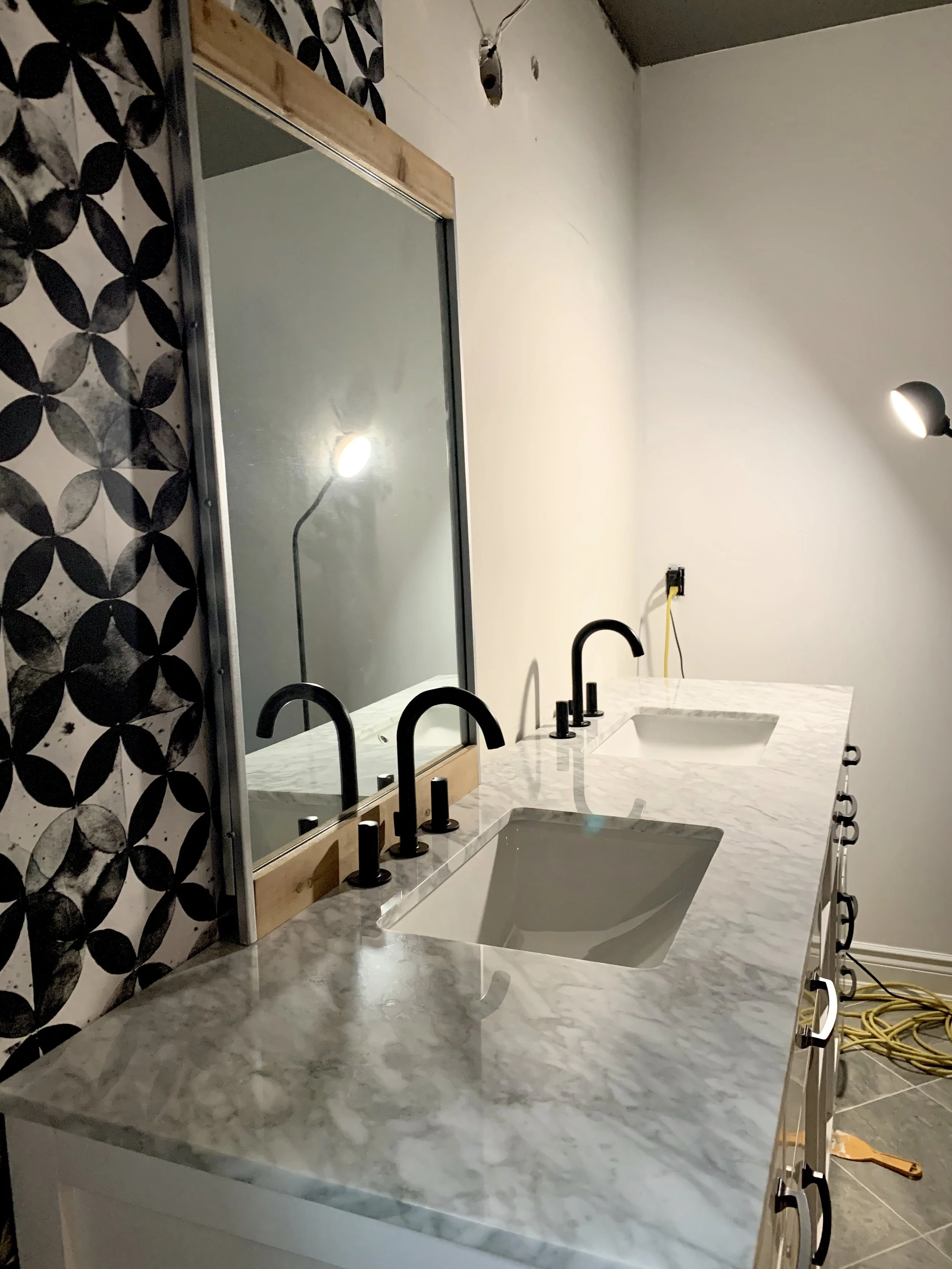 Leaky Pipes &amp; Not Enough Wallpaper - The Bathroom Chronicles - ORC Week 3