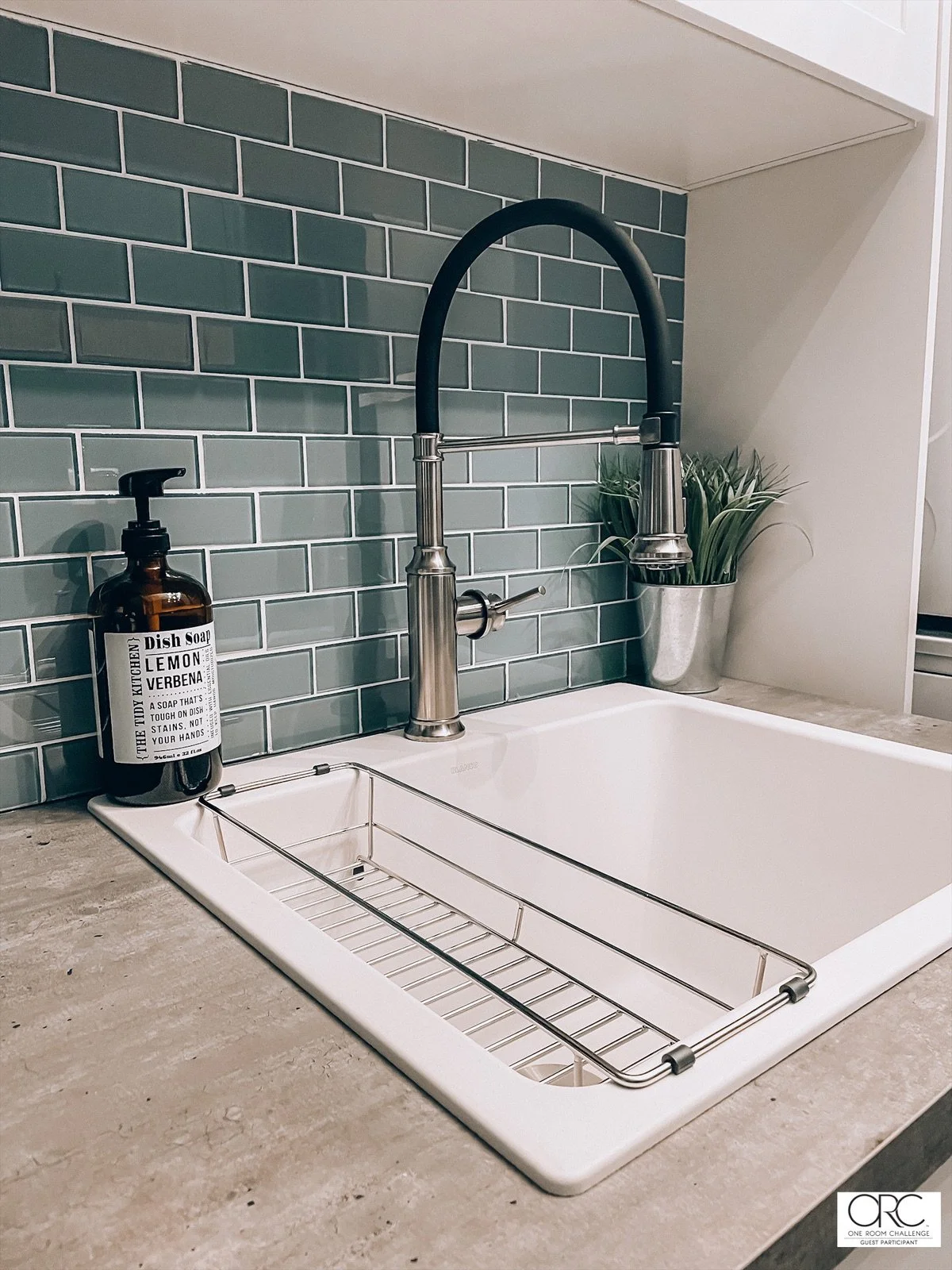 Making Laundry Glamorous - One Room Challenge Week 7 Update