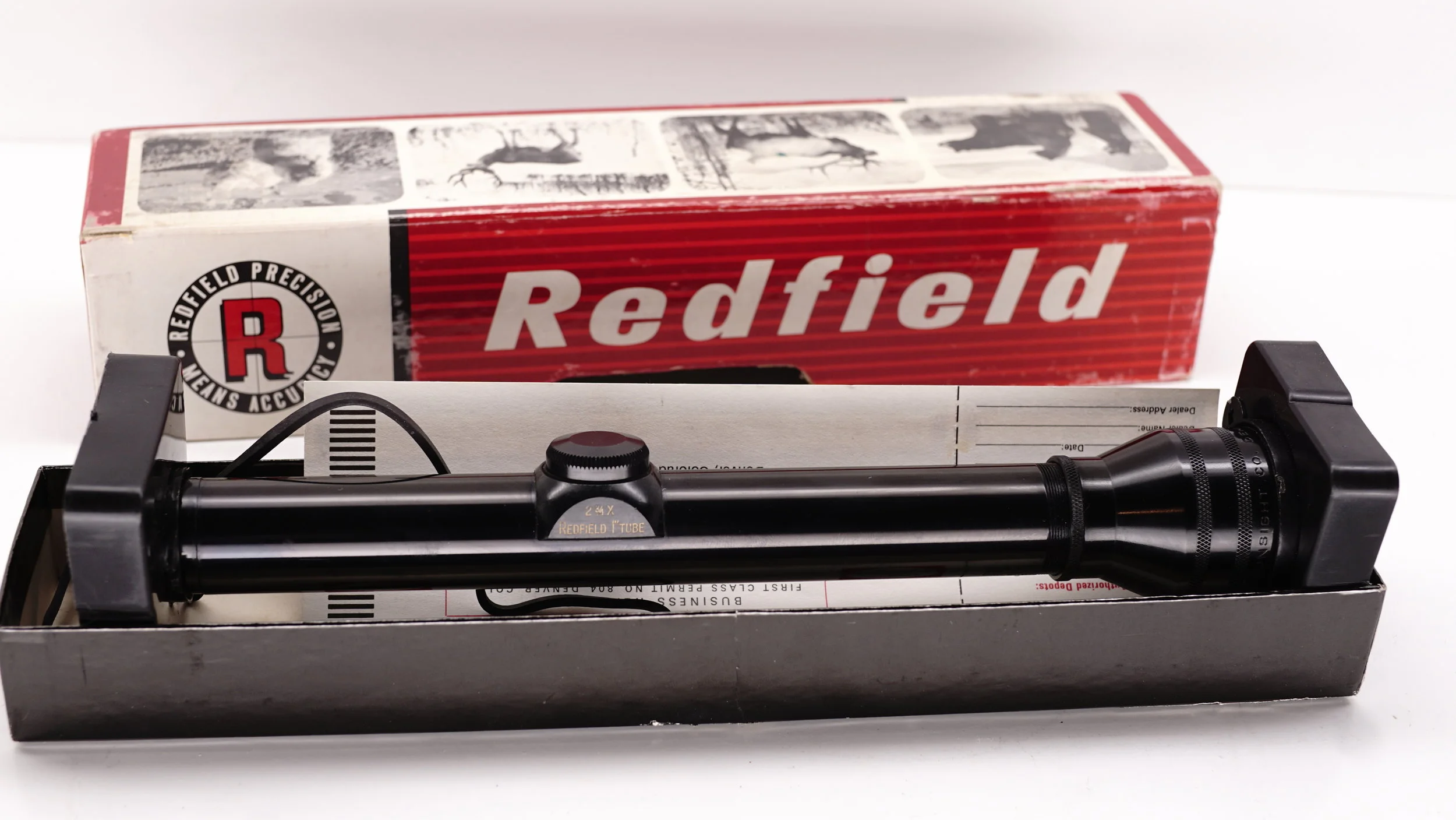 Redfield Traditional 2 3/4x. 1". New In Box - Crosshair Peep - Refurbished.