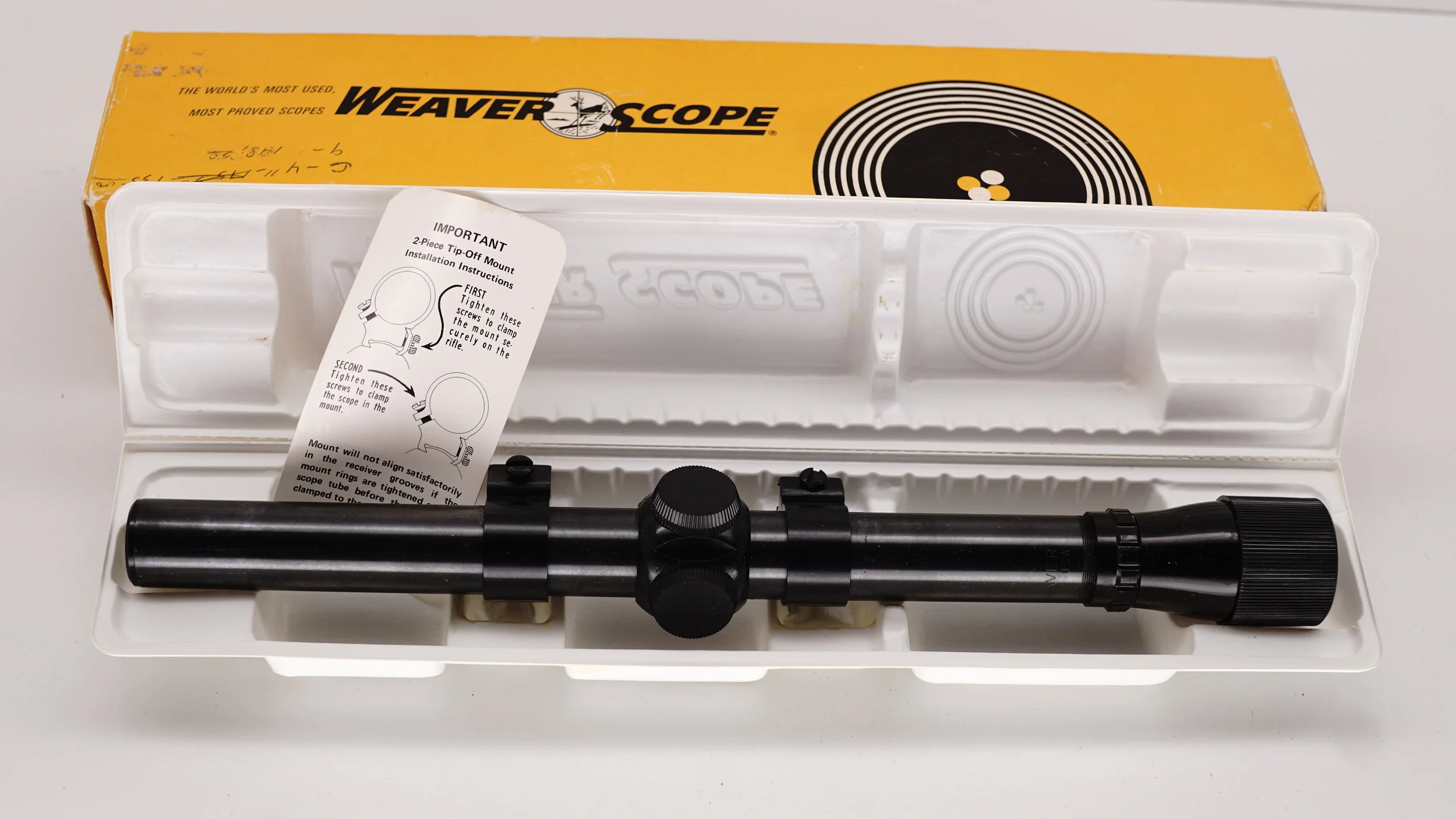 Vintage Gun Scopes — Weaver D4. 7/8