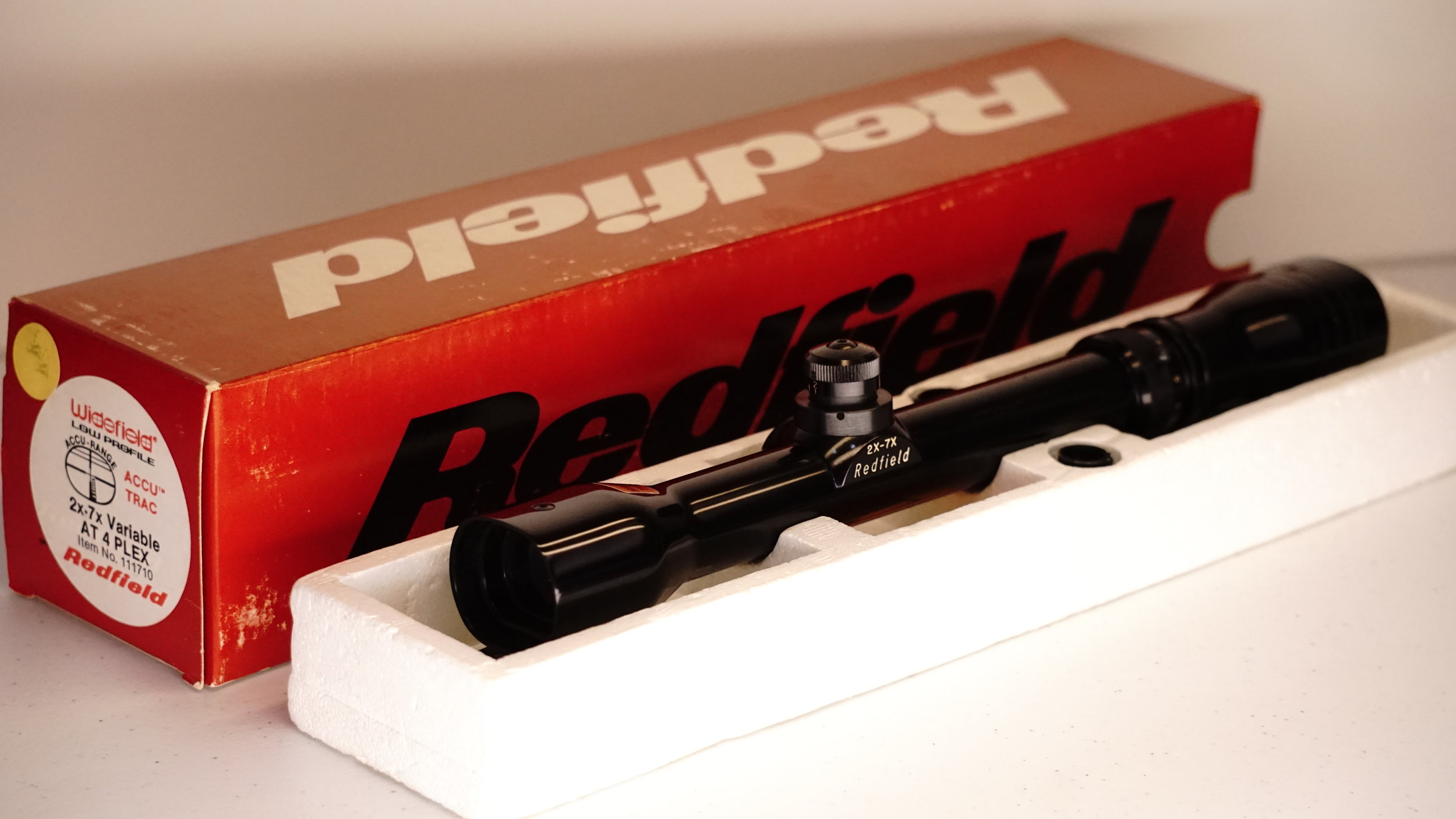 Vintage Gun Scopes — Redfield Widefield Lo Pro Accu Trac 2x 7x 1 C