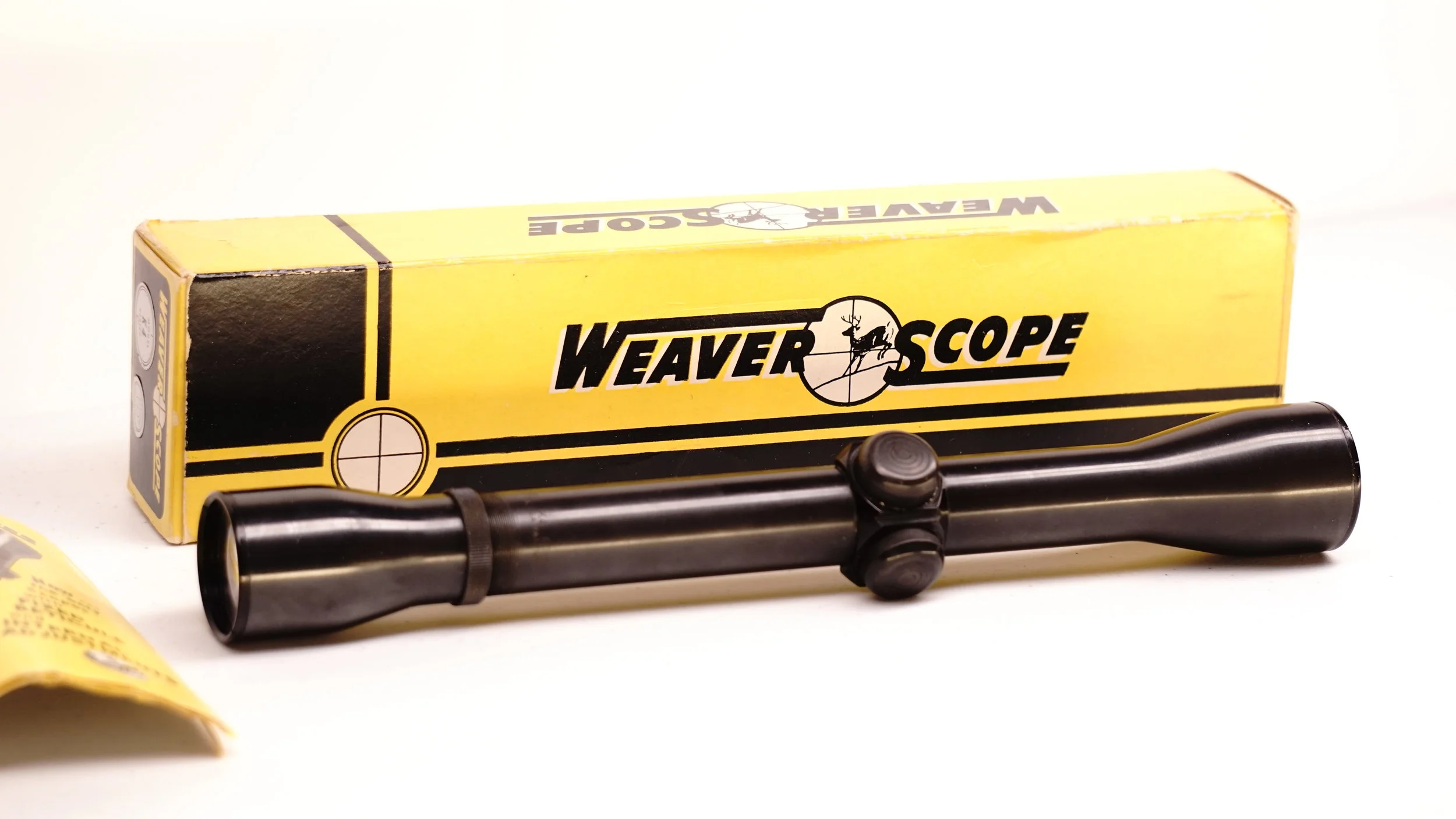 Weaver K4-60B. 1".  c.1956-60. New in Box, Crosshair - Refurbished.