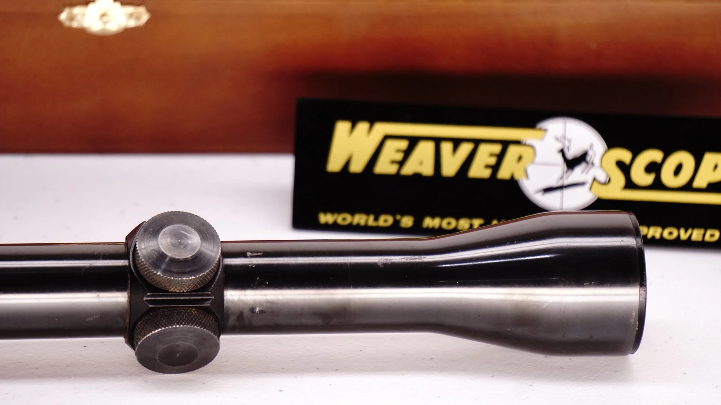Weaver Marksman 4x. 1". c.1981-84. Crosshair - Refurbished.