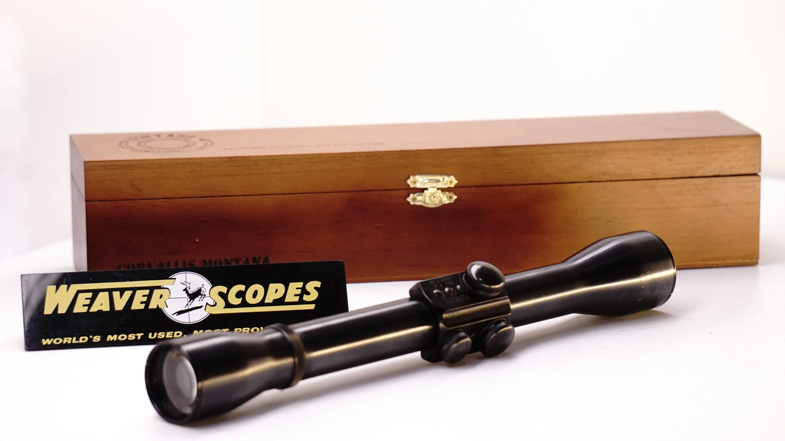 Weaver KV 60. 2 3/4x-5x, 1". c.1956-59. Crosshair - Refurbished.