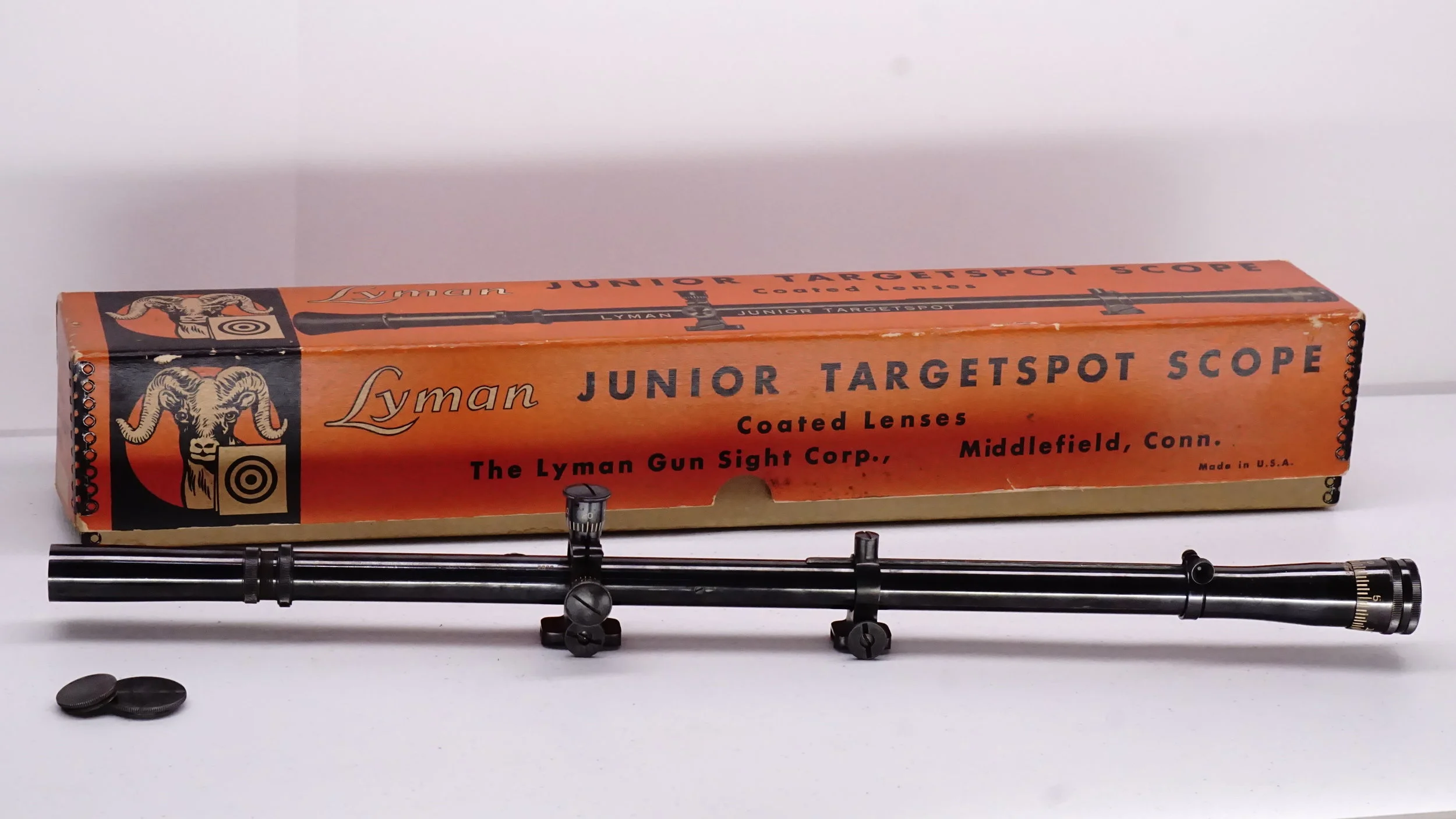 Lyman Junior Targetspot 8x. 3/4". Crosshair - Refurbished. CMP Ready.