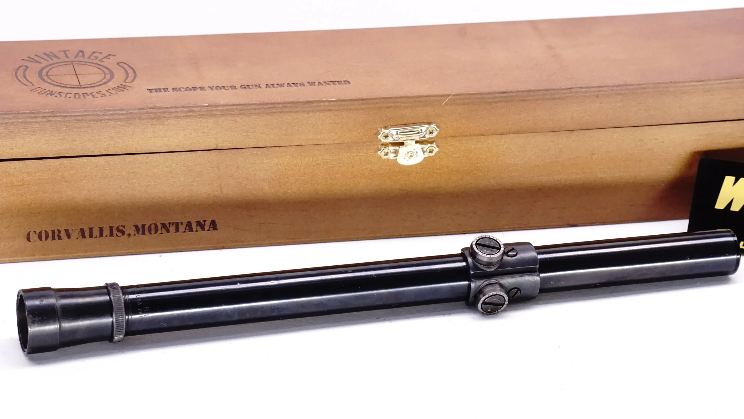 Vintage Gun Scopes Weaver B4 3 4 C 1954 66 Crosshair