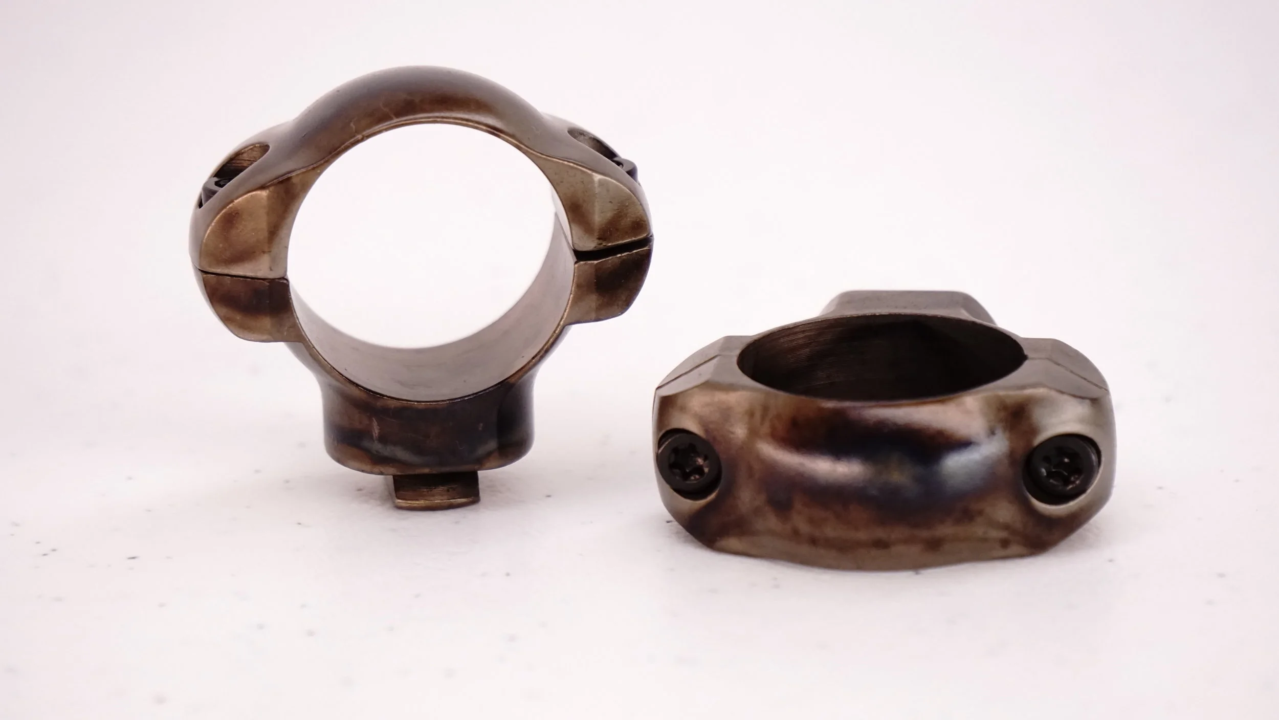 VGS Restored Redfield 2-Screw, 1" Rings, Color Case Hardened.