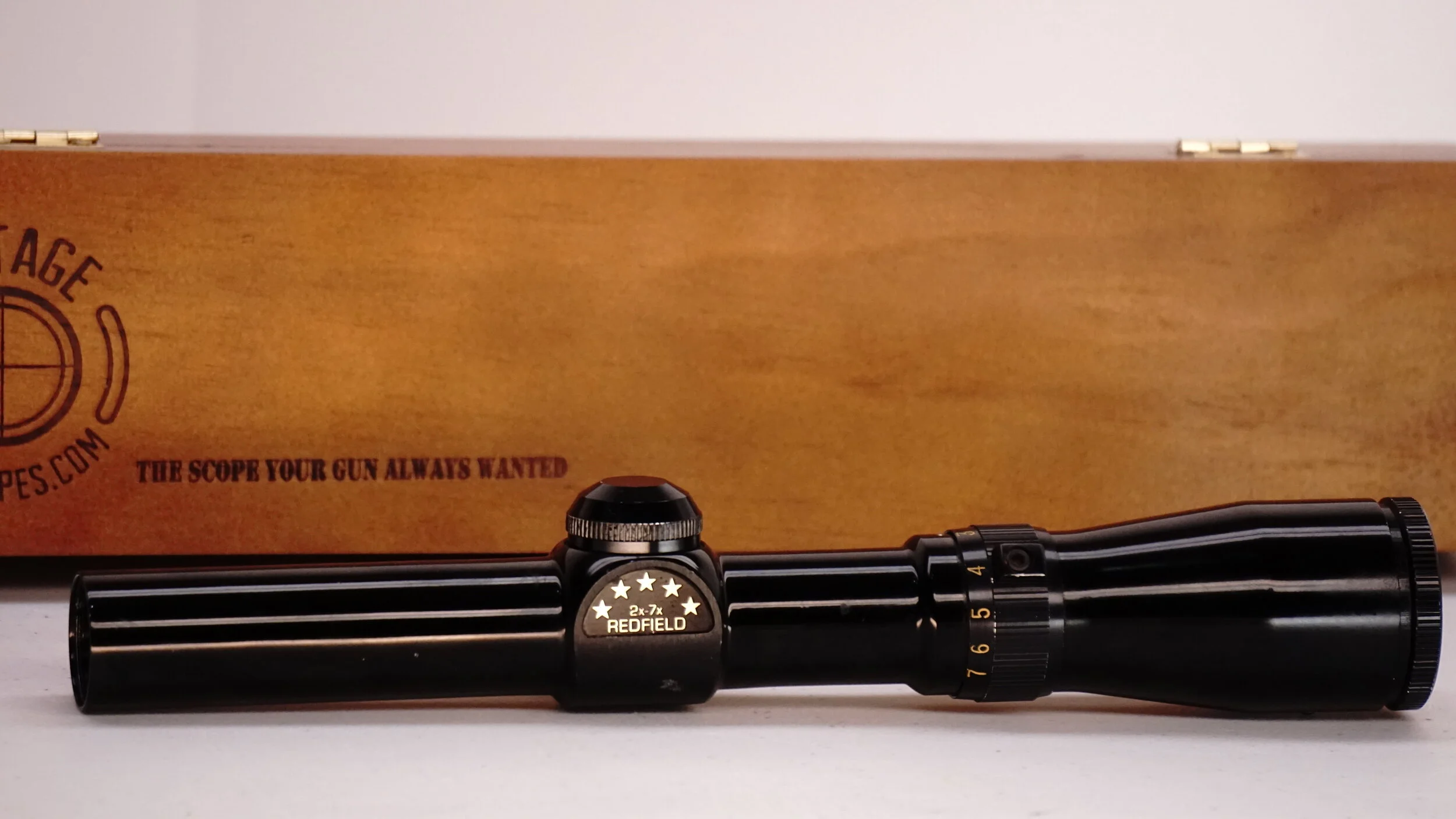 Redfield Golden Five Star 2x-7x. 1".  Duplex - Refurbished.