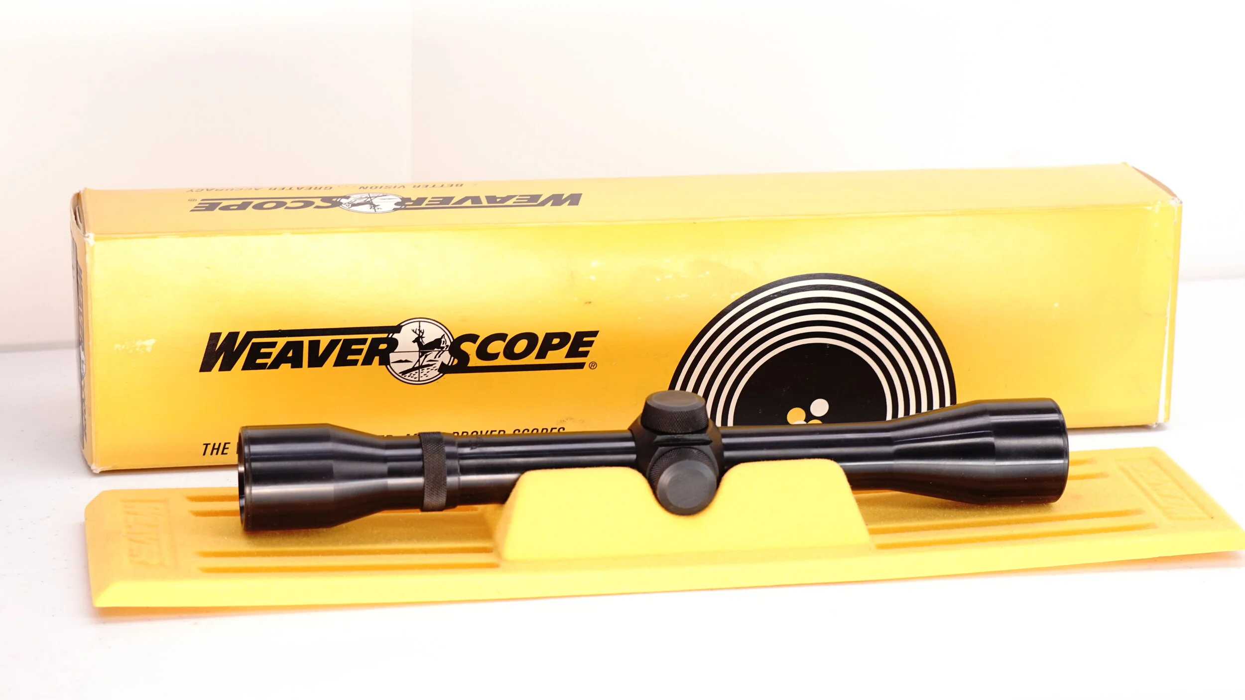 Weaver K4-1. 1". c.1973-77. New in Box, Crosshair - Refurbished.