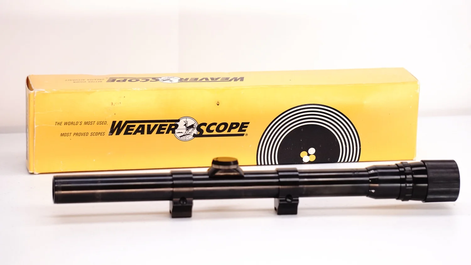 Vintage Gun Scopes — Weaver V22A 3x-6x Rimfire. 7/8