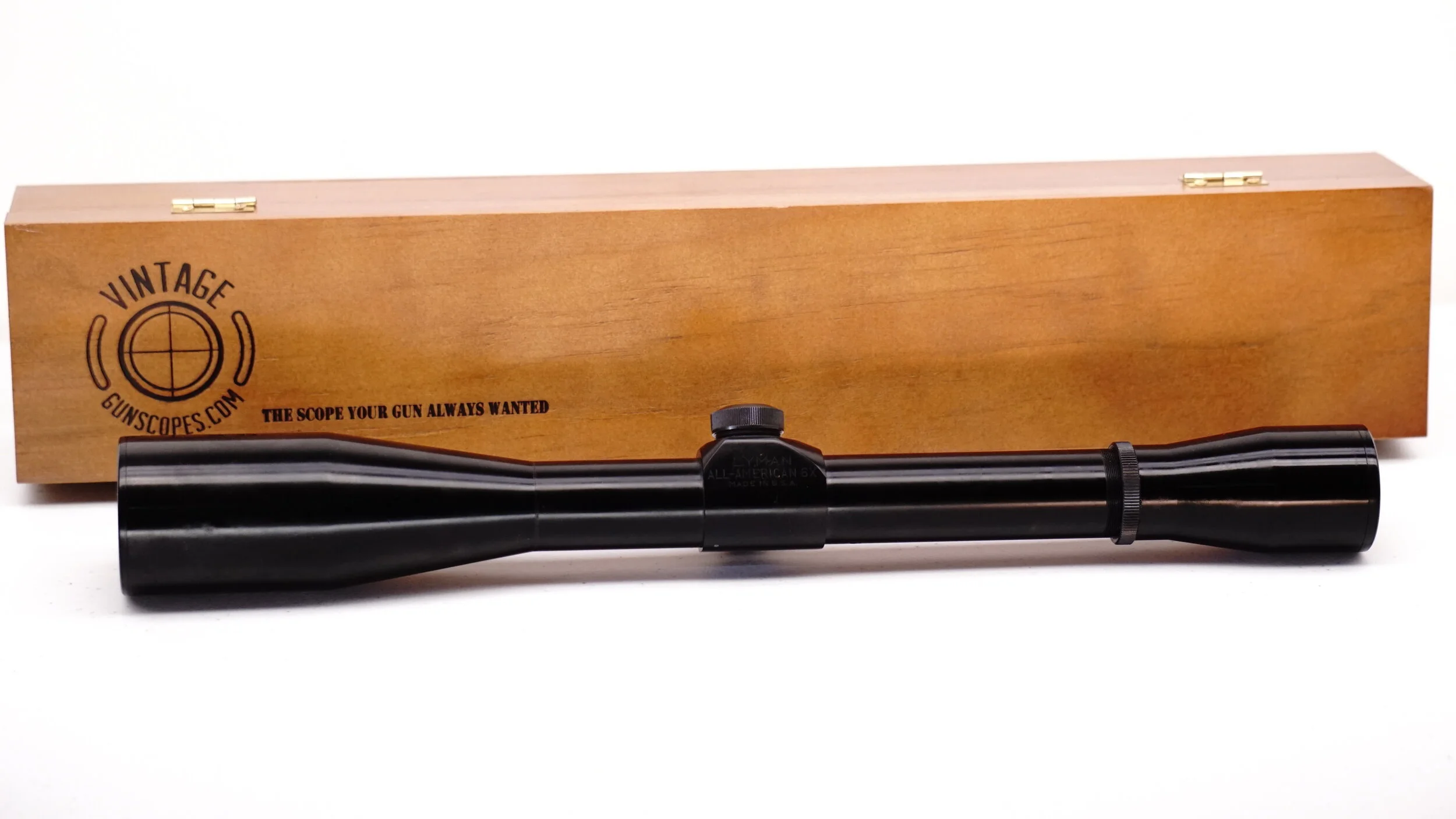 Lyman All-American 6x. 1".  Crosshair - Refurbished.
