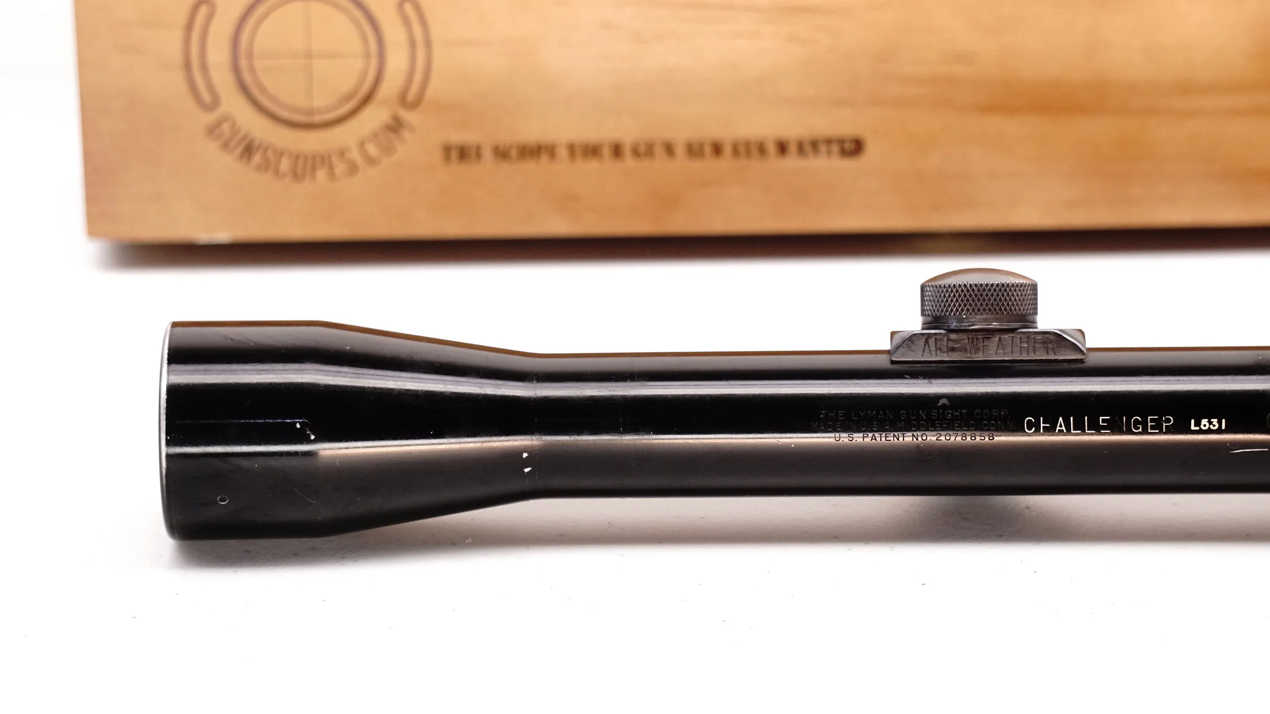 Vintage Gun Scopes — Lyman Challenger 4x. 26mm. c.1949-57