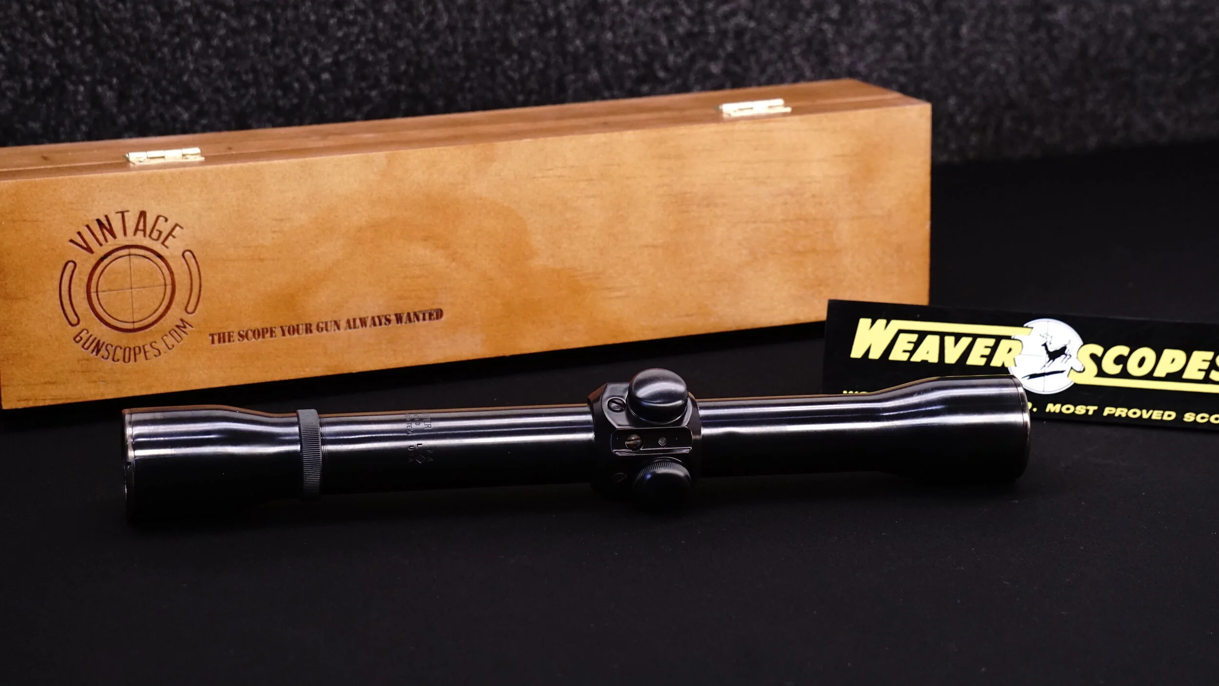 VGS Restored Weaver K4 Rimfire. 1". c.1949-55.