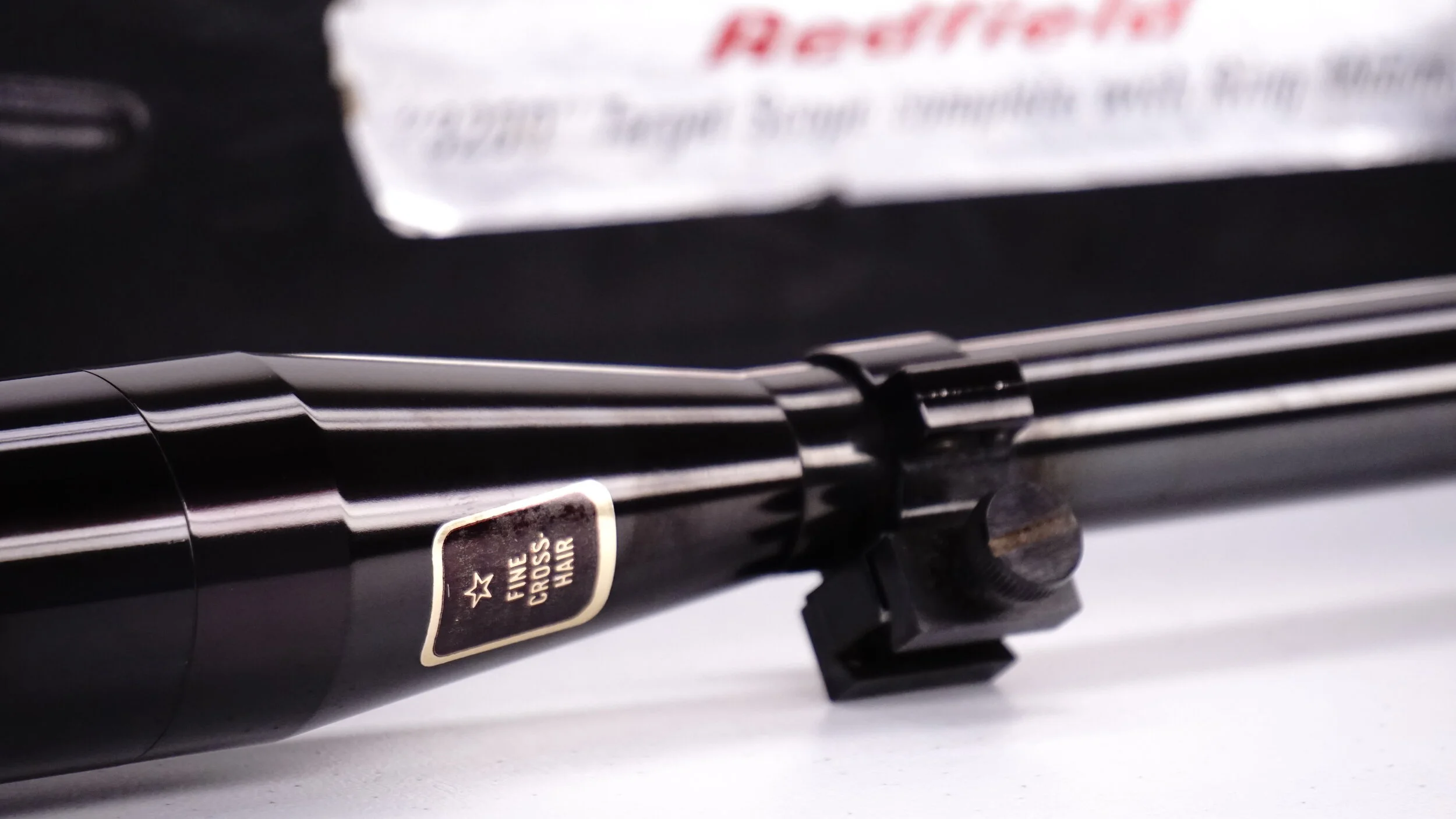 Vintage Gun Scopes — Redfield 3200 20x with rings. Fine Crosshair.