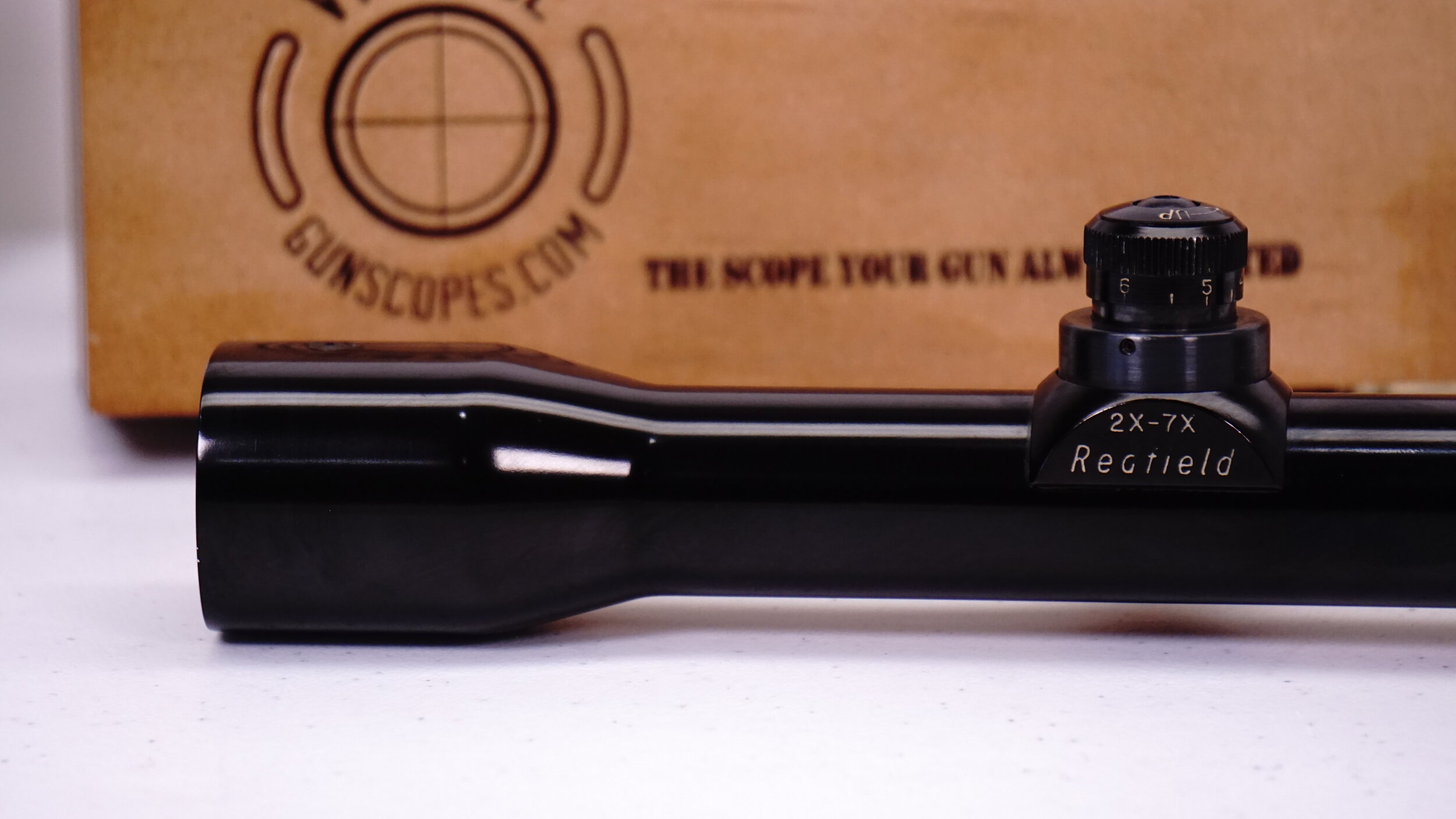 Vintage Gun Scopes — Redfield Widefield Lo Pro 2x 7x Accu Trac 1