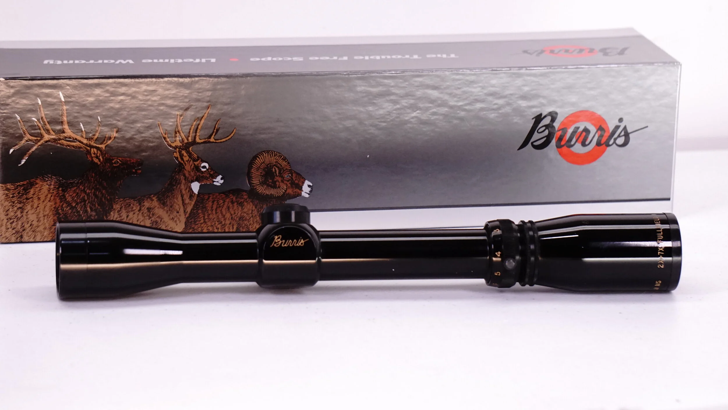 Burris Fullfield 2x-7x . 1". New in Box, 4-Plex - Refurbished.