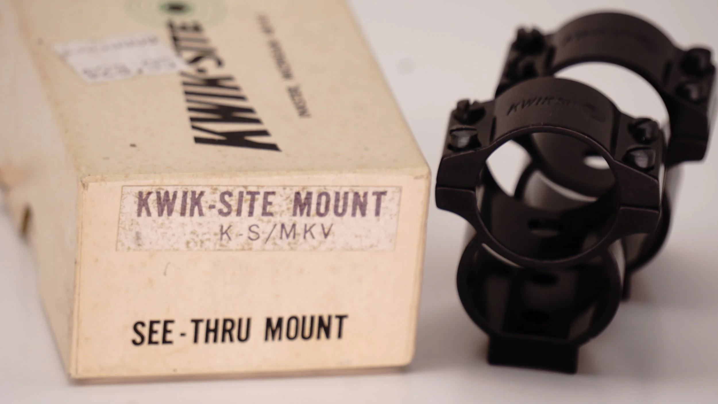 Kwik Site See-Thru Mount, 1". New Old Stock.