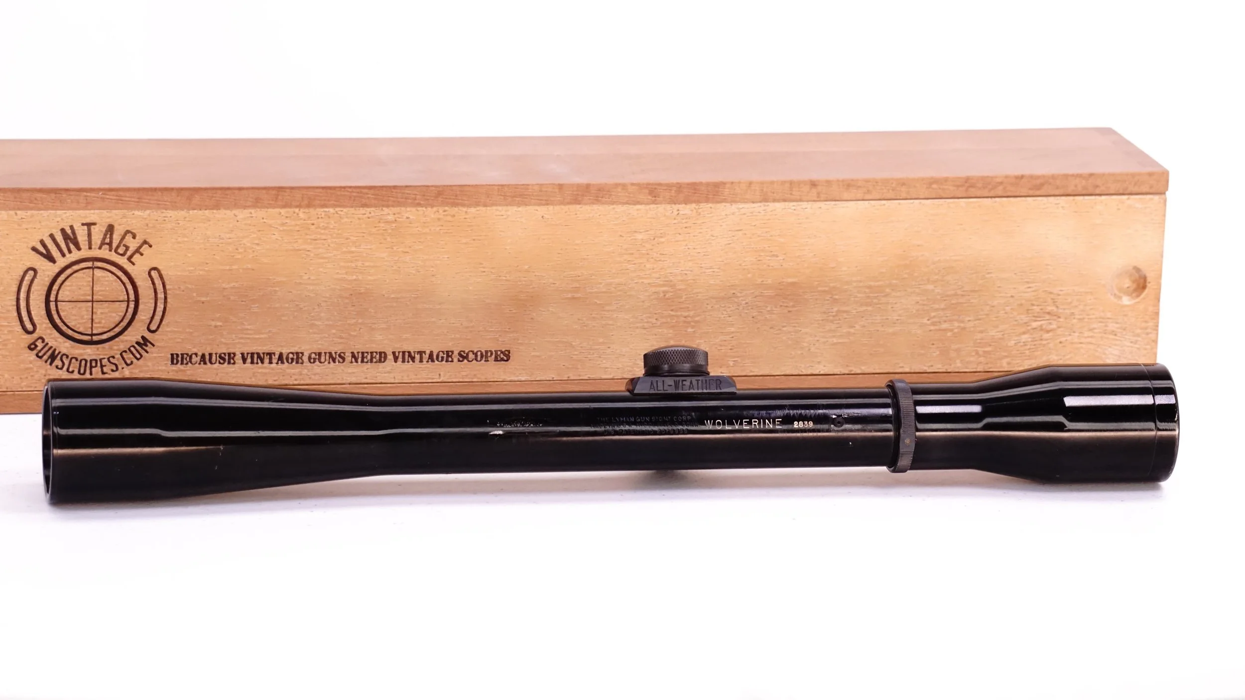 Lyman Wolverine 8x. 26mm. c.1954-57. Crosshair - Refurbished.