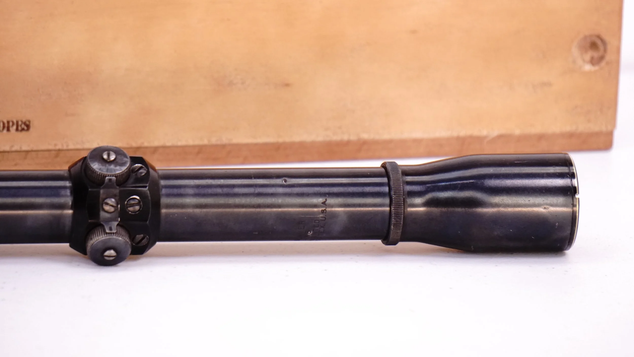 Vintage Gun Scopes — Weaver K6 Exposed Adjustments. 1". c.194748