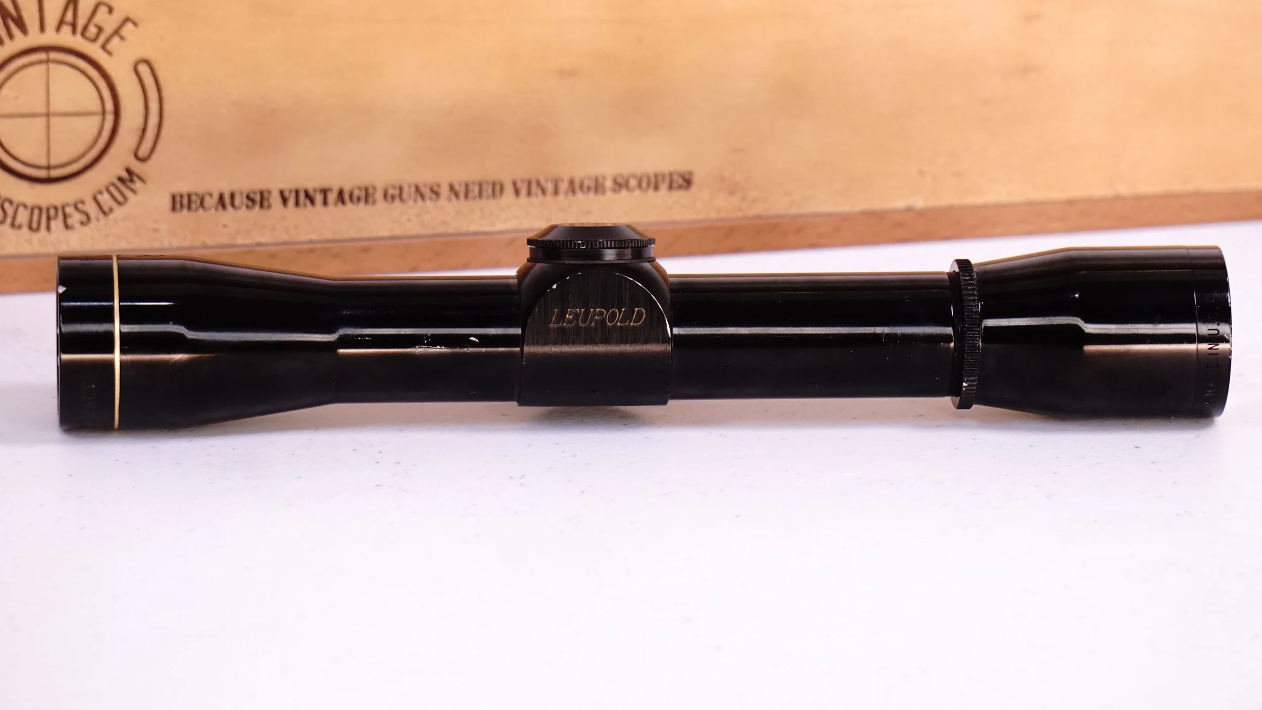 Vintage Gun Scopes — Leupold M8-4x Compact. 1