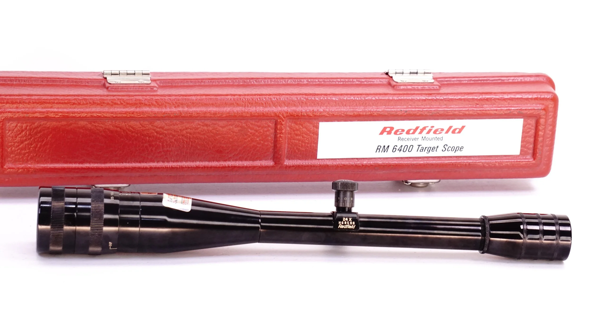 Redfield 6400 24x. 1". c.1974-84. New in Box, Fine Crosshair - Refurbished.