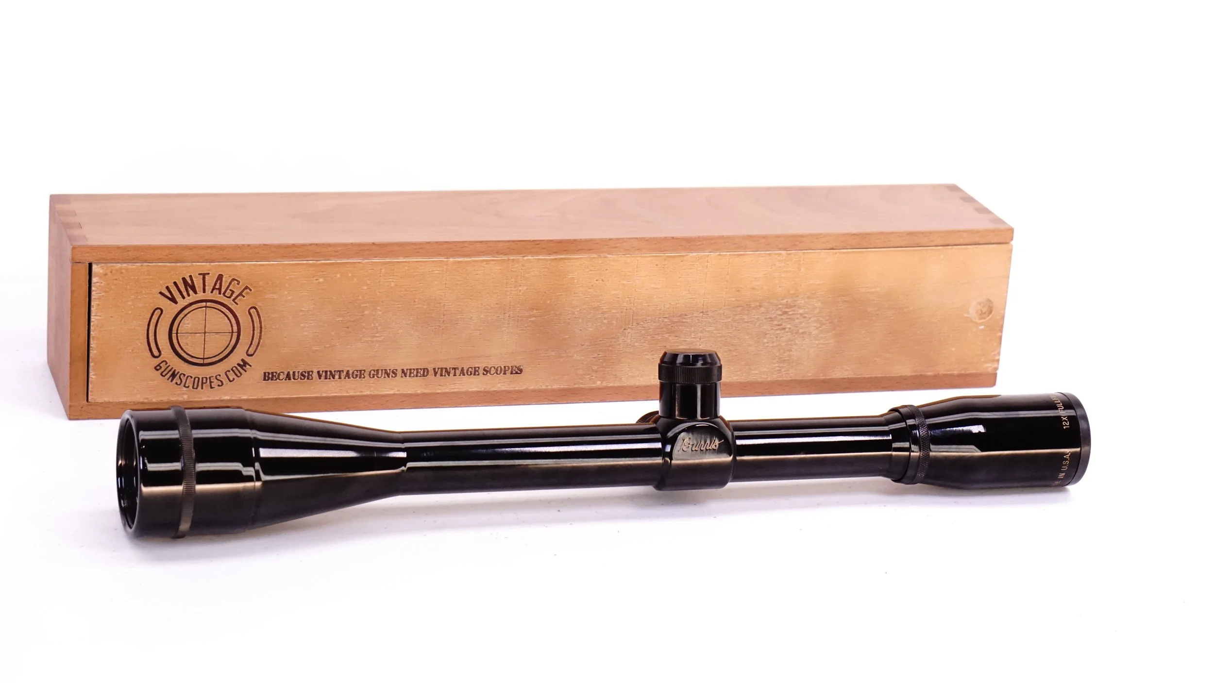 Vintage Gun Scopes — Burris Fullfield 12x with AO. 1