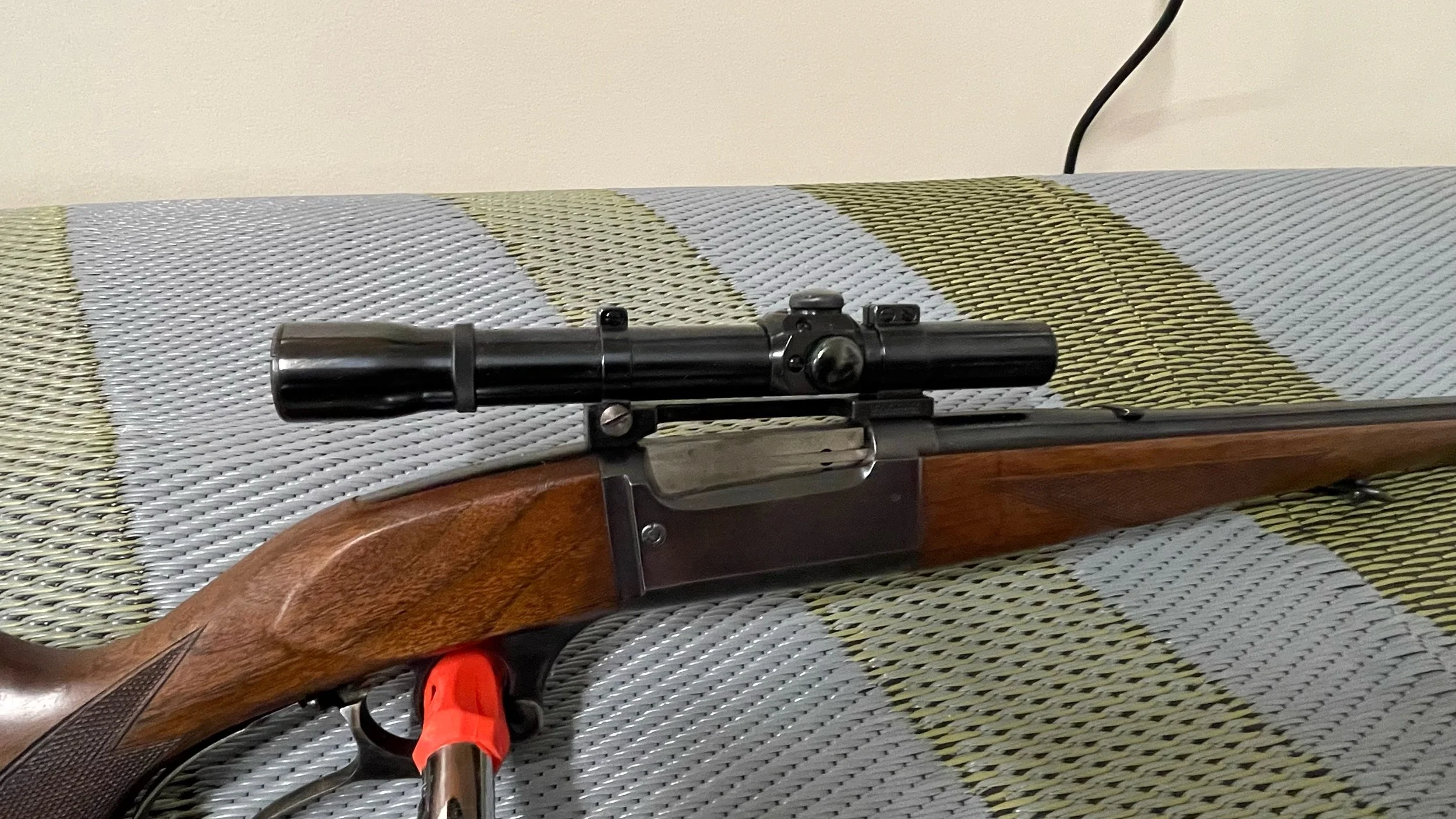 Restored Weaver K2.5 in Redfield Vertical Split Rings on 1942 Savage 99 in .250-300